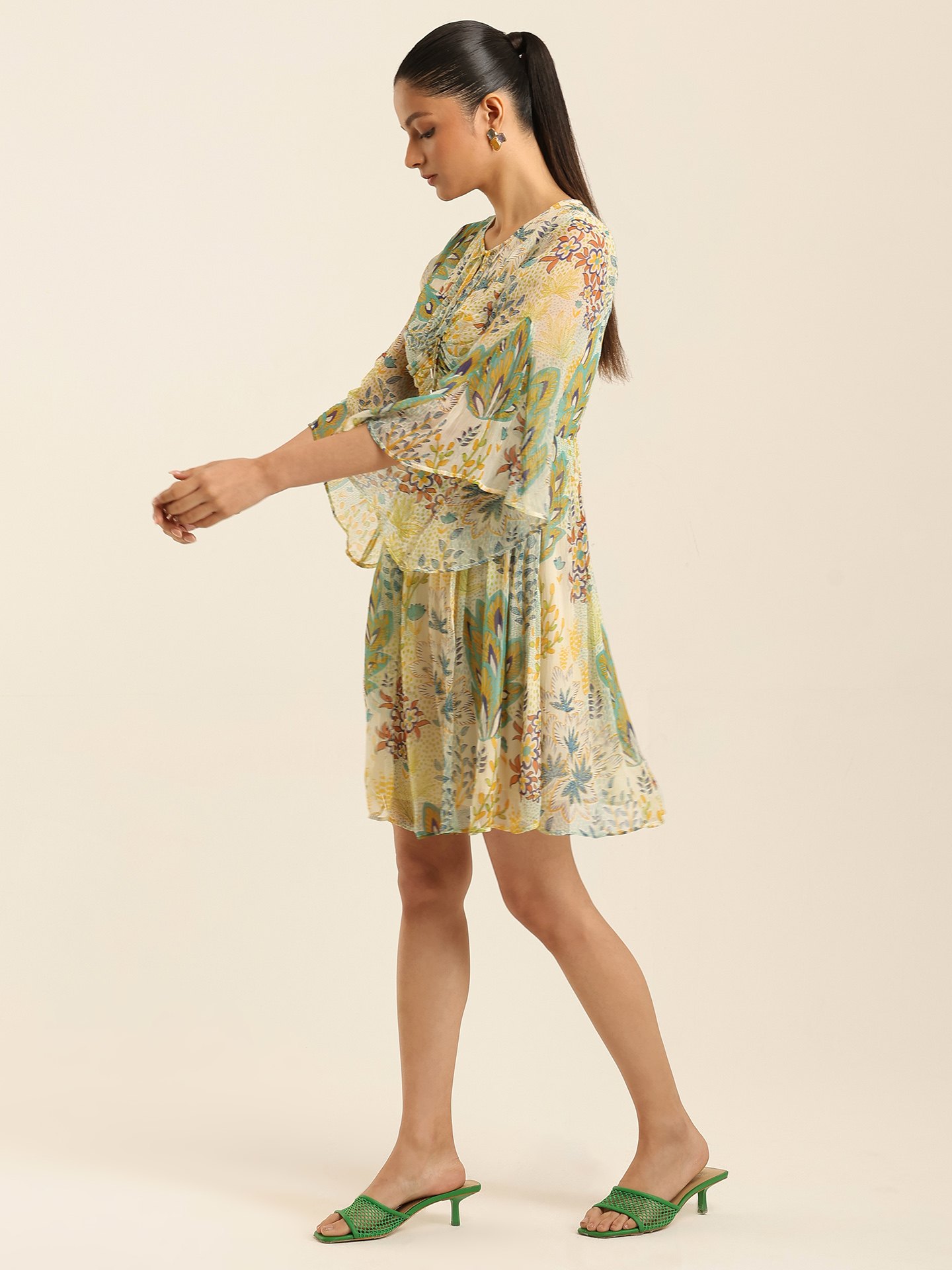 Ecru Angelique Short Dress