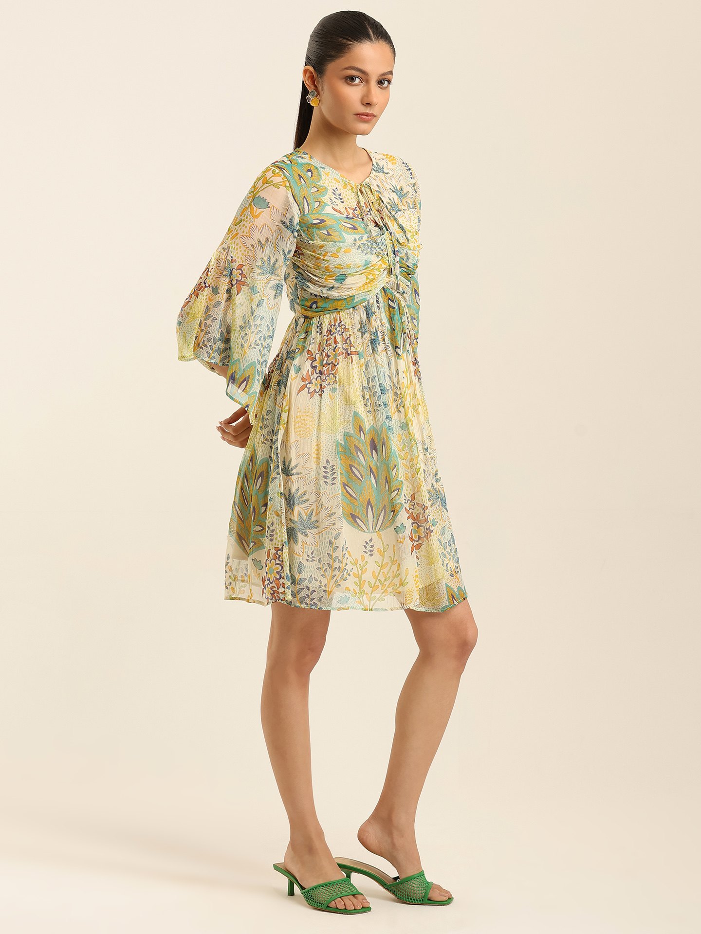 Ecru Angelique Short Dress