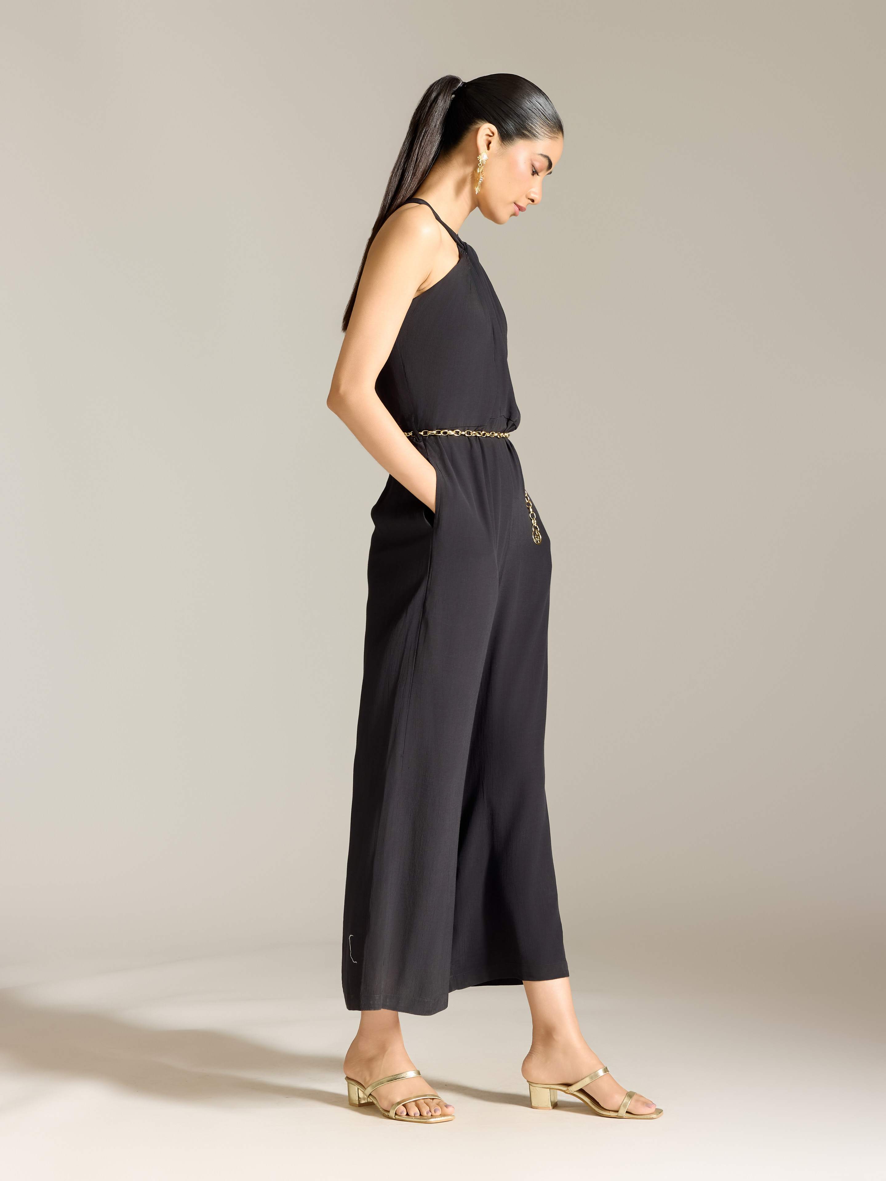 Black Enorma Jump Suit