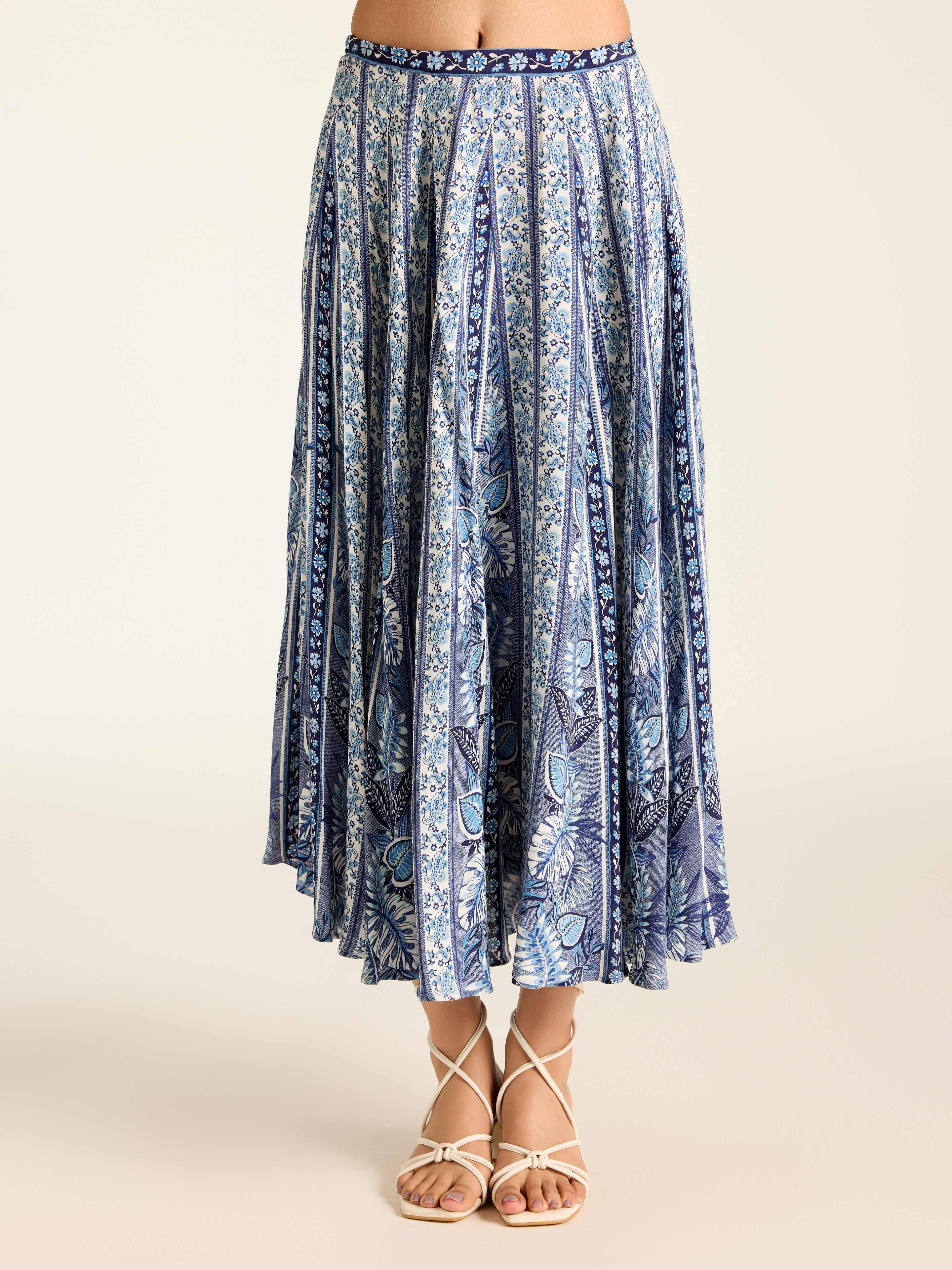 Blue Rosemond Skirt