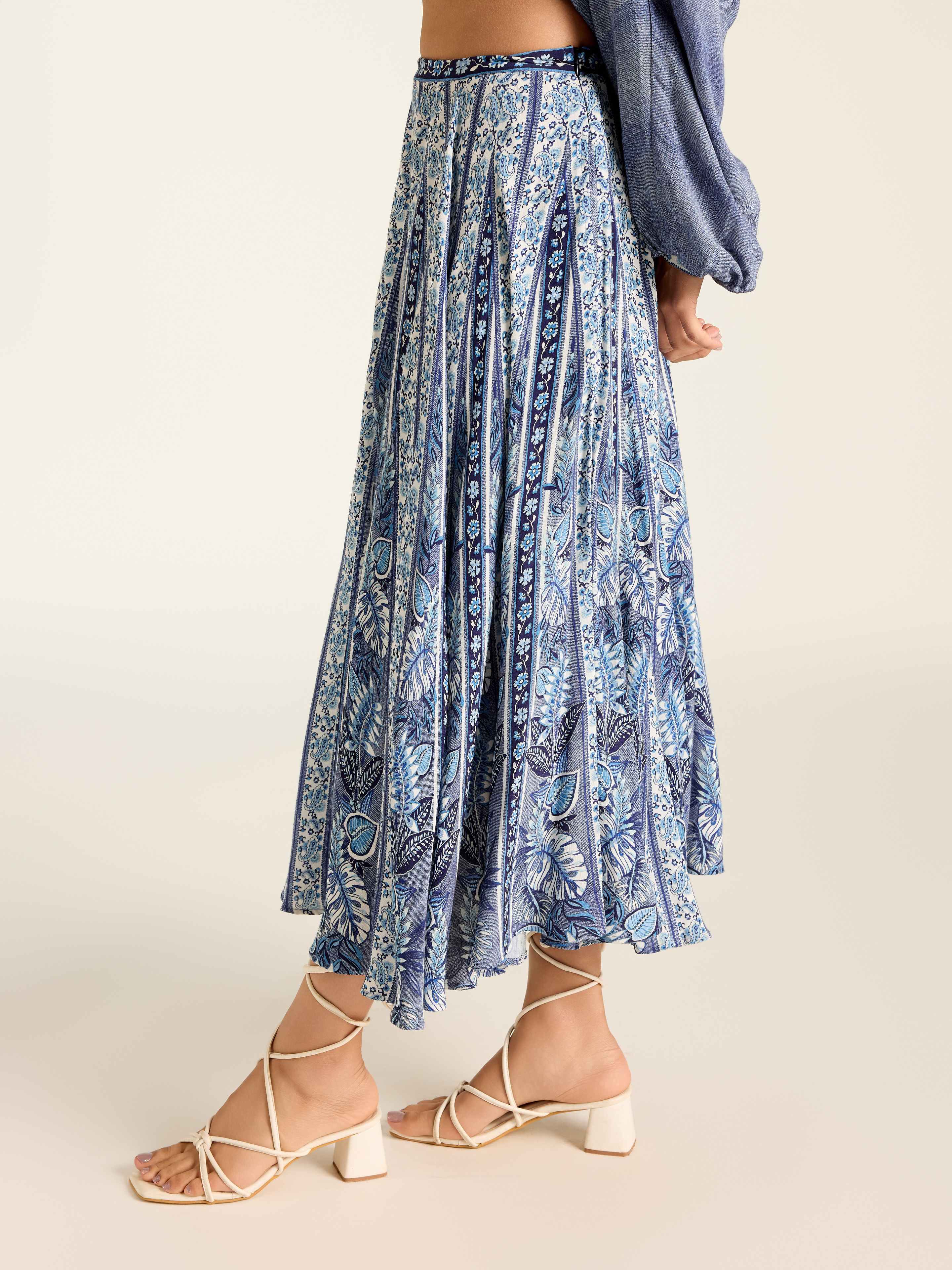 Blue Rosemond Skirt
