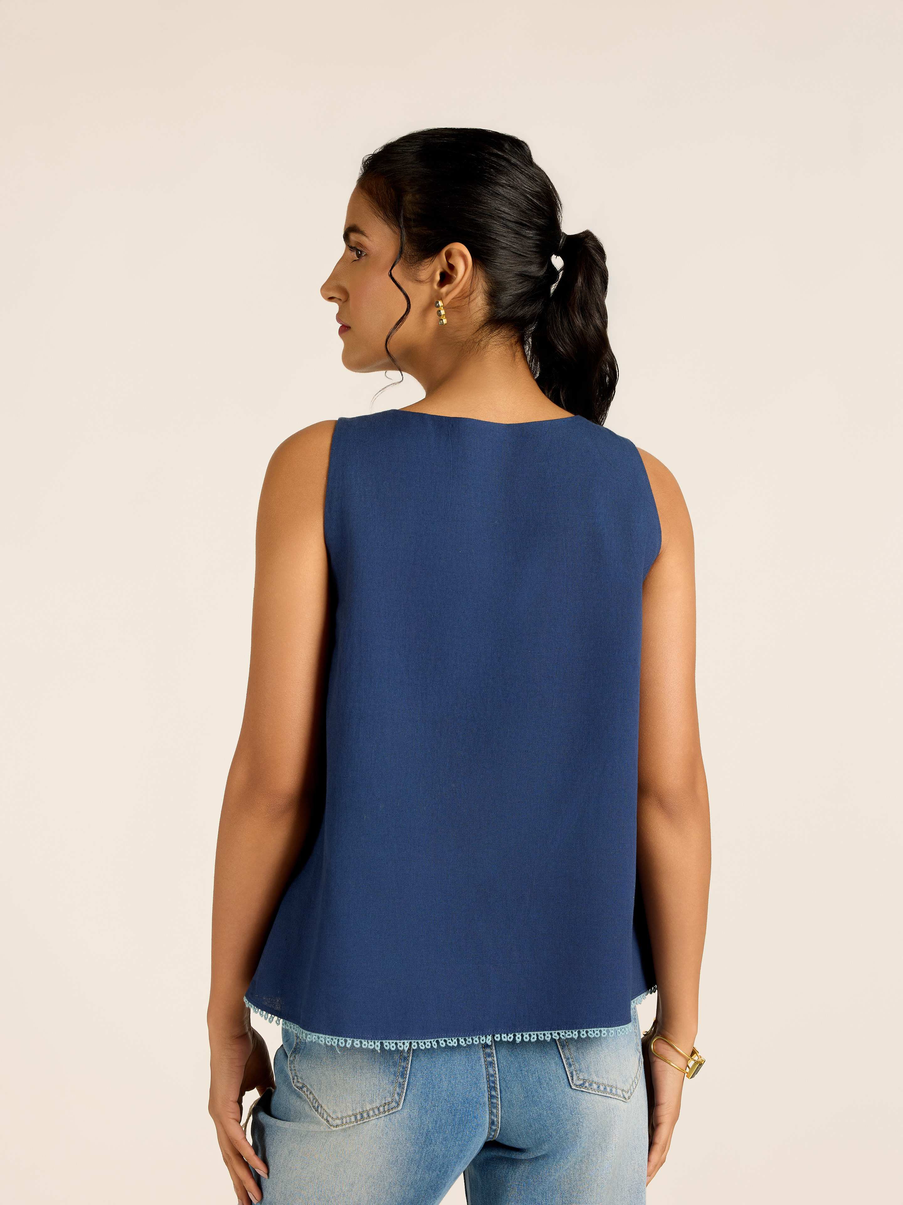 Navy Ilsa Short Top