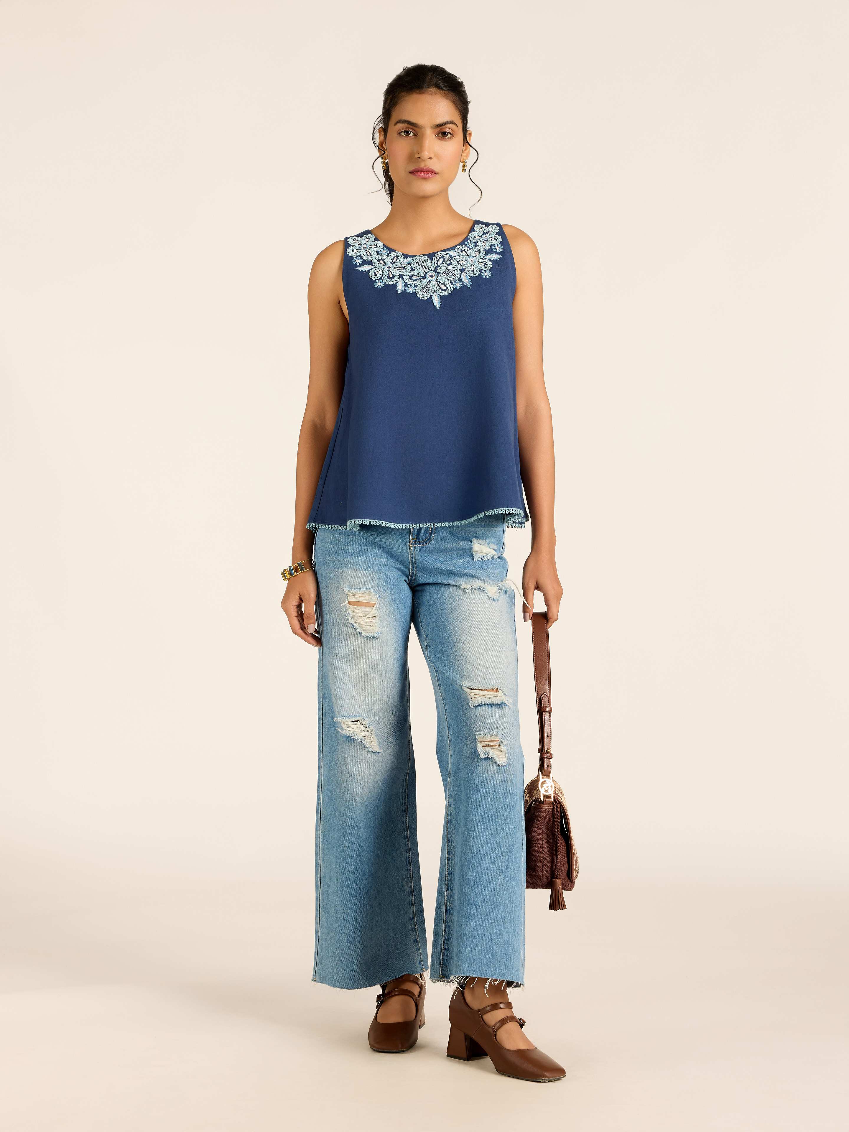 Navy Ilsa Short Top