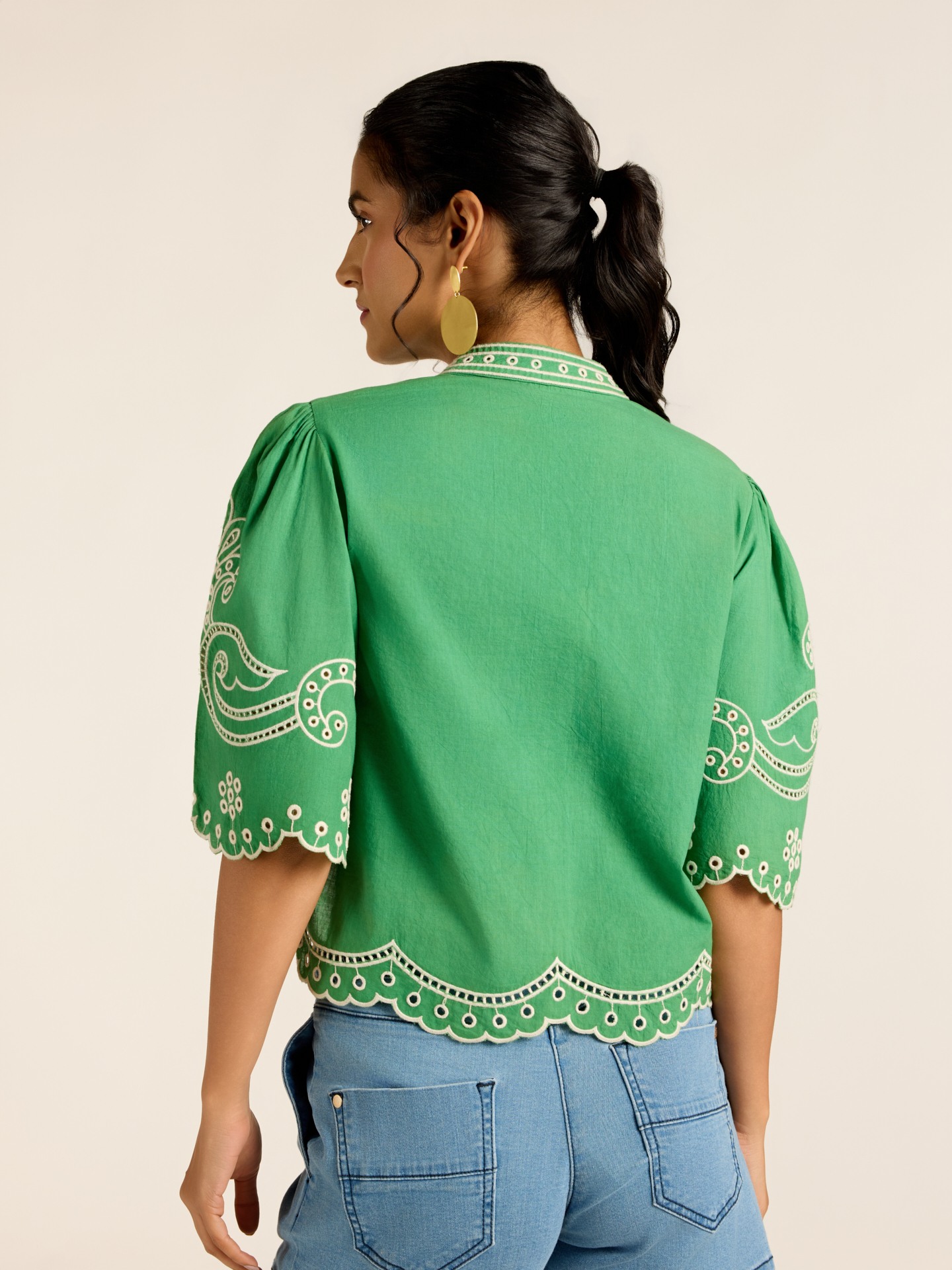 Green Hermione Short Top