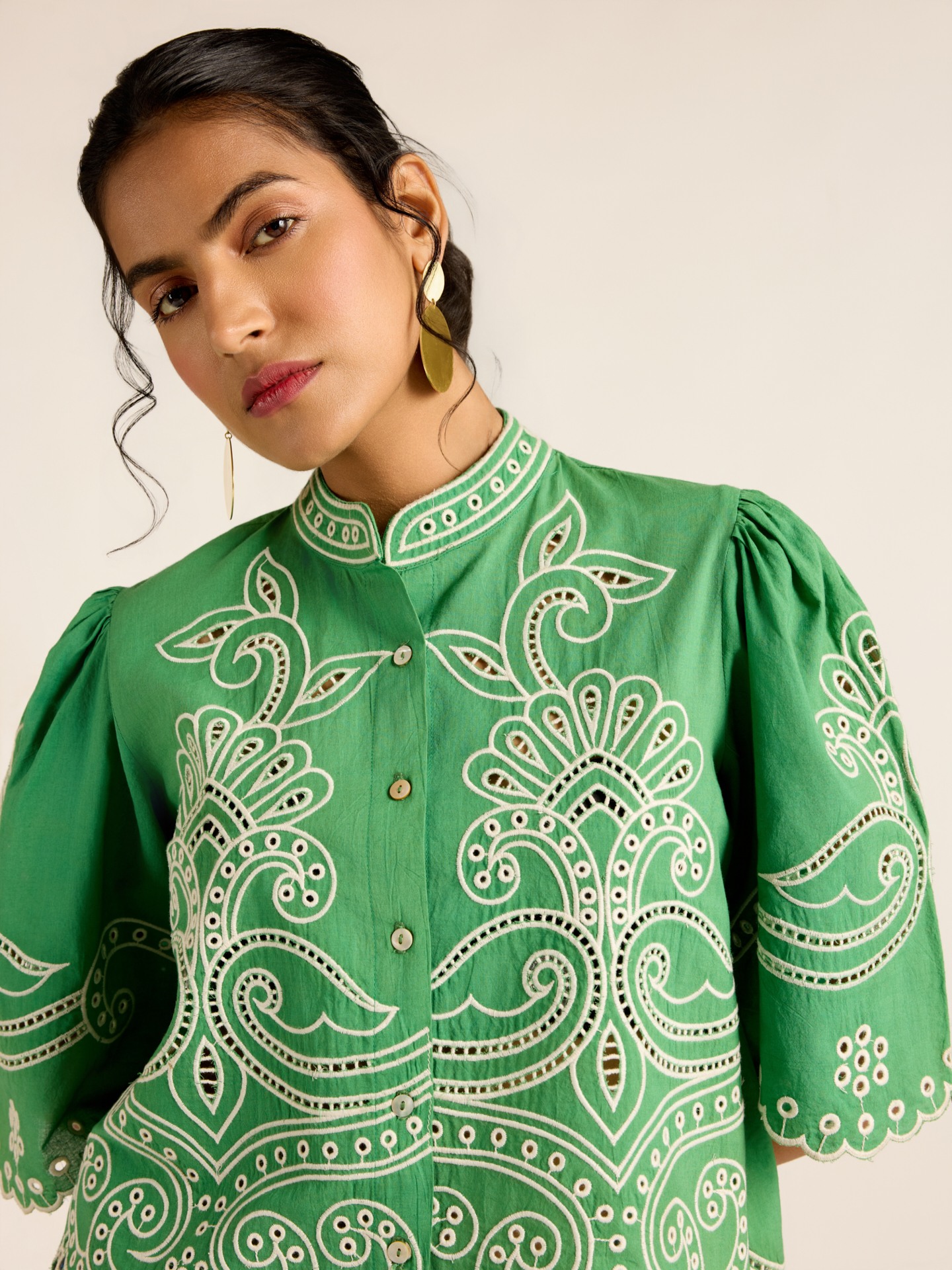 Green Hermione Short Top