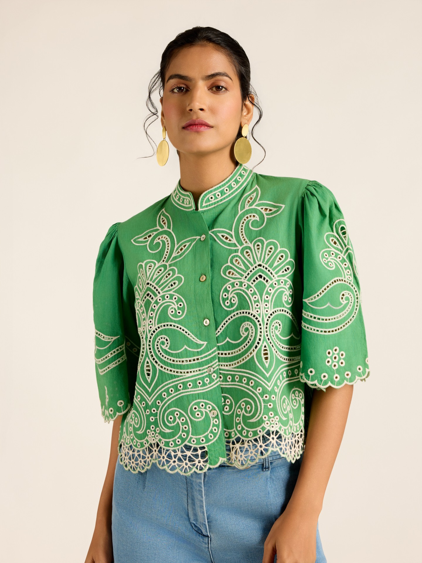 Green Hermione Short Top