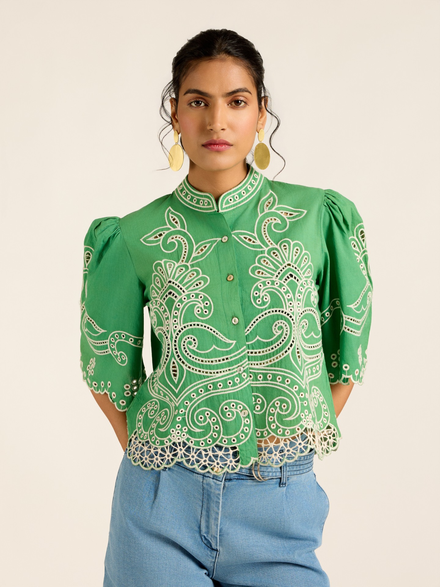 Green Hermione Short Top