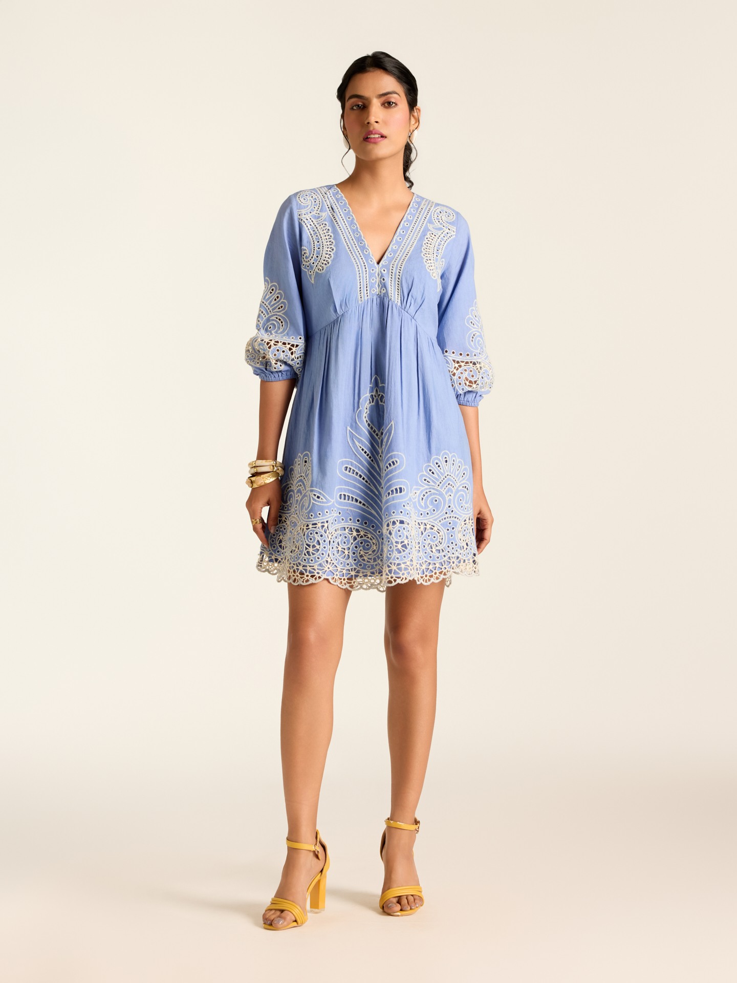 Powder Blue Hermione Short Dress