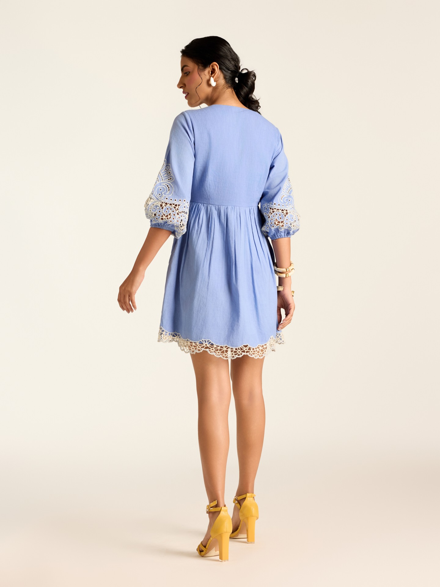 Powder Blue Hermione Short Dress
