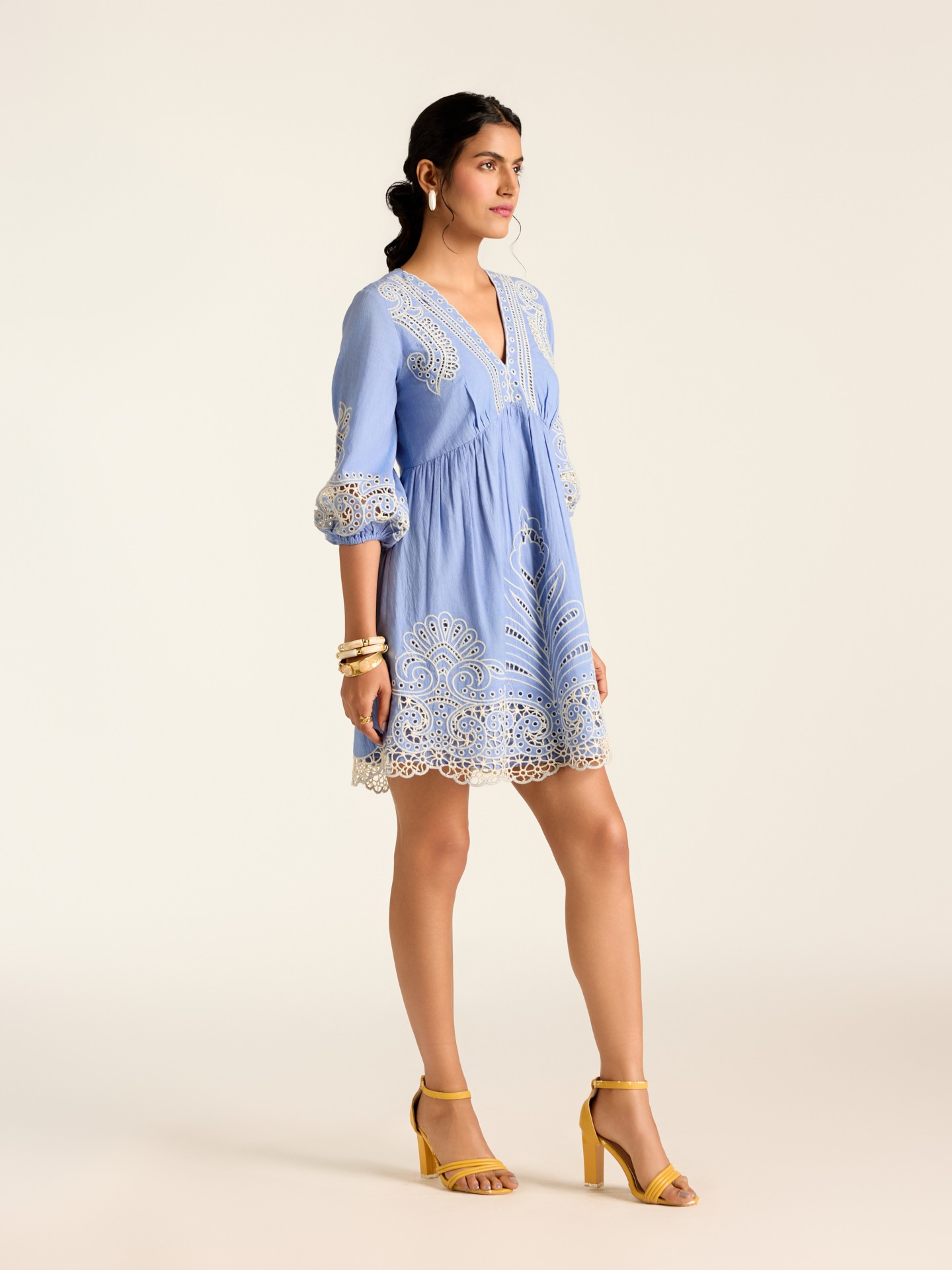 Powder Blue Hermione Short Dress