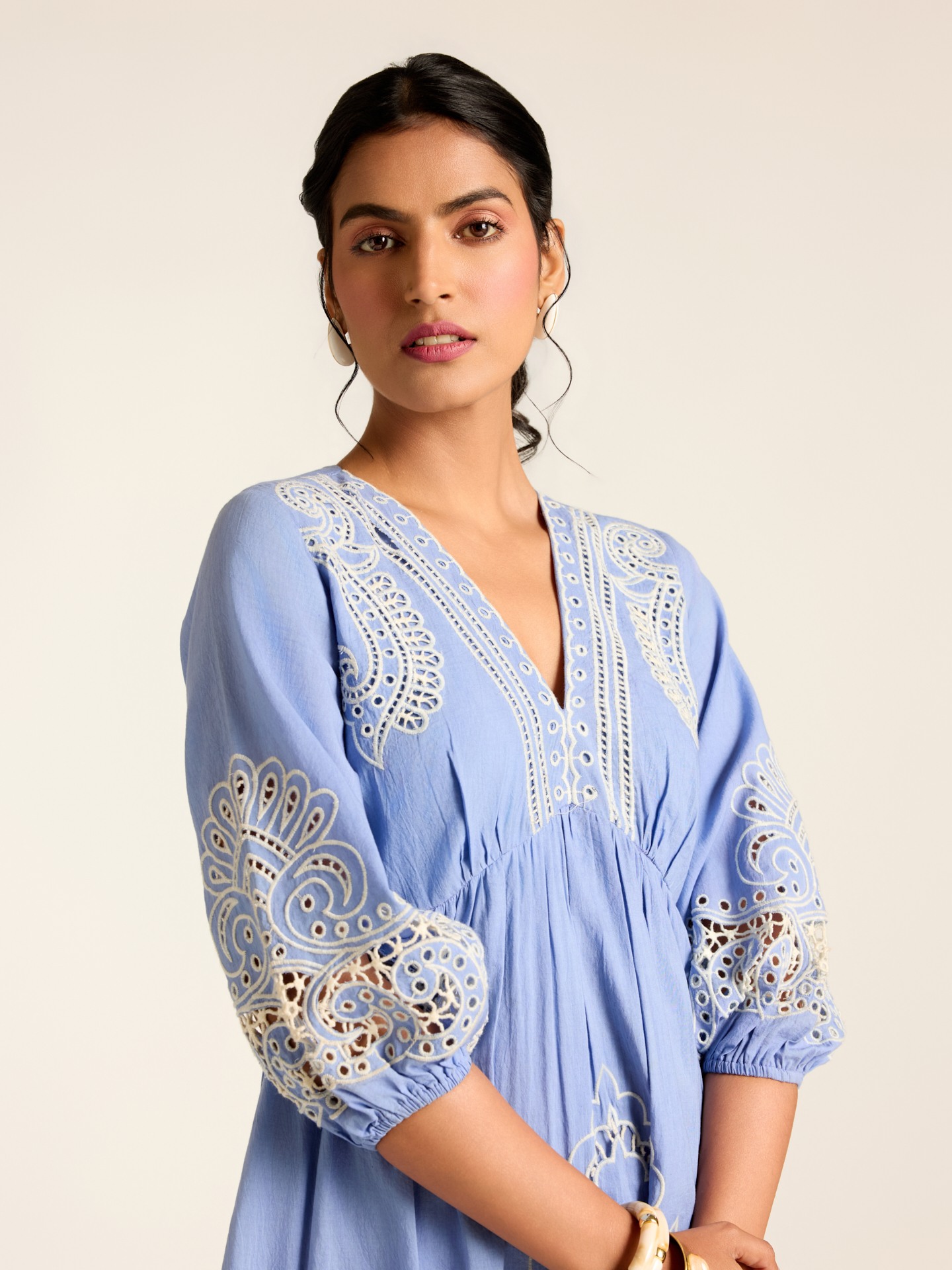 Powder Blue Hermione Short Dress