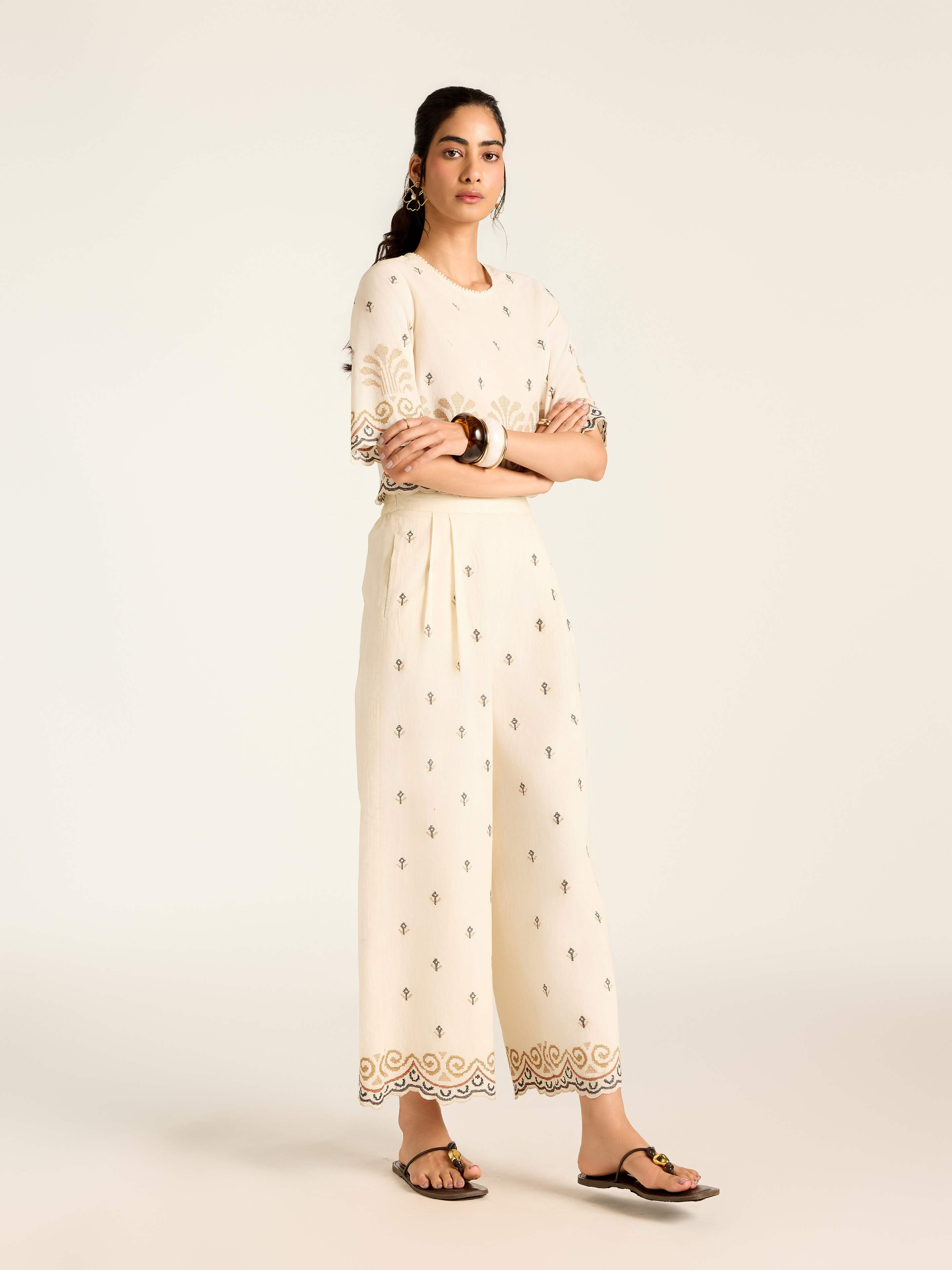 Ecru Marissa Cord Set