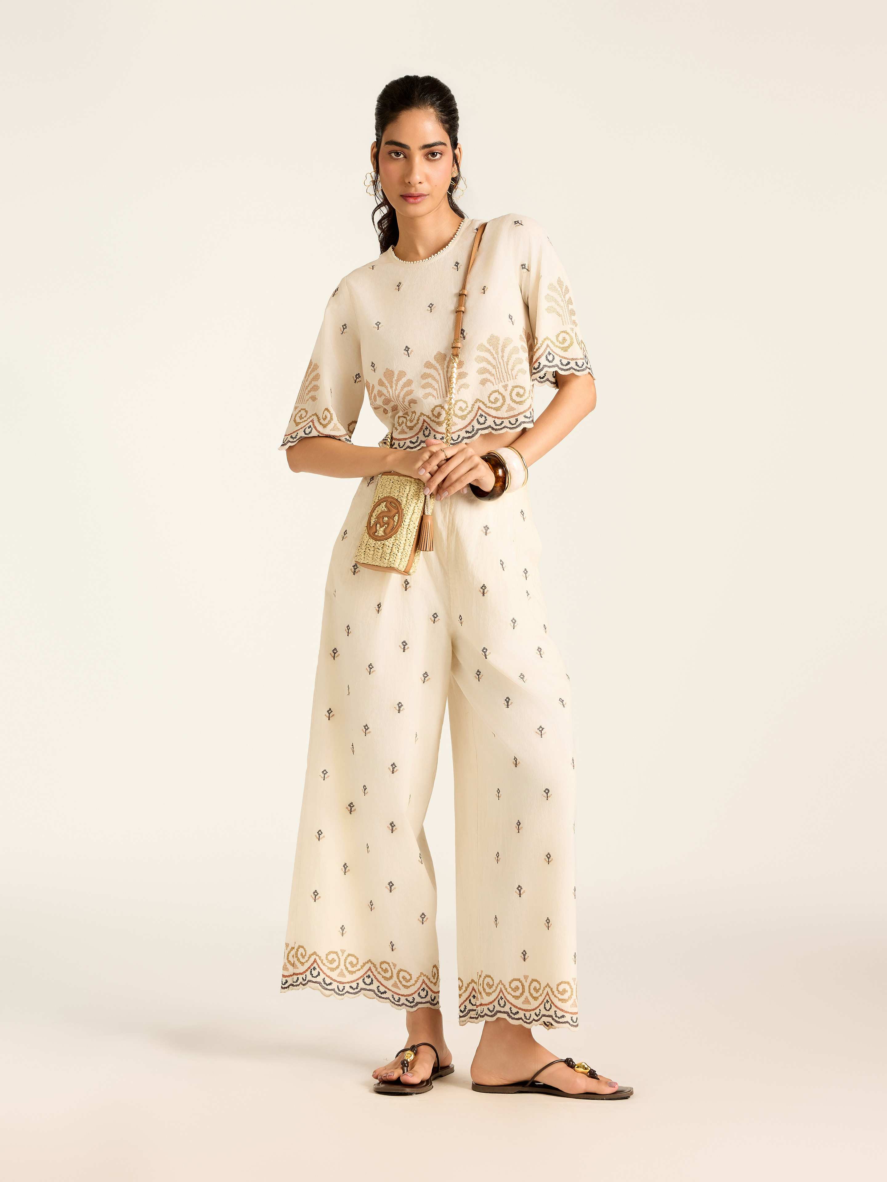 Ecru Marissa Cord Set