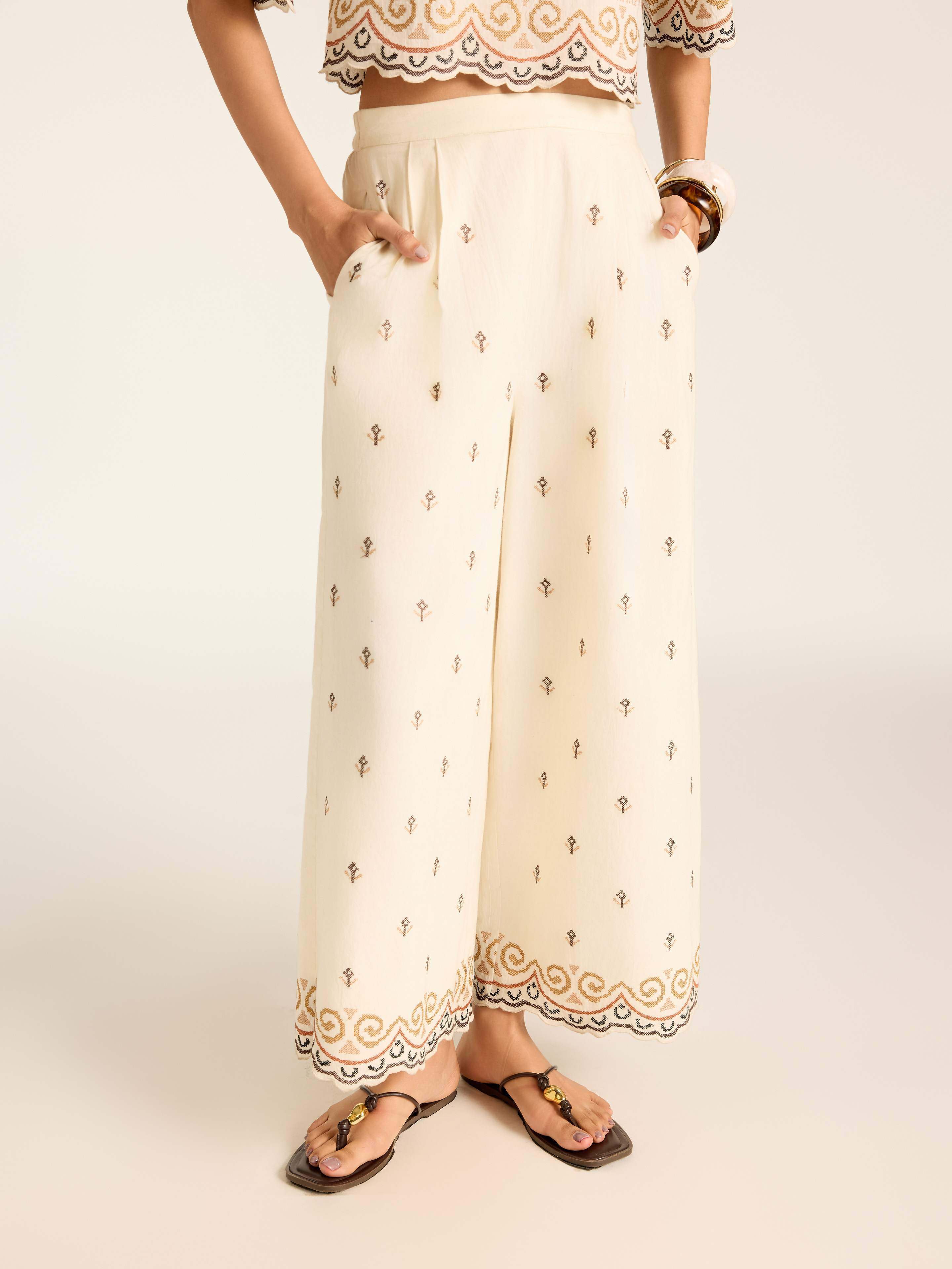 Ecru Marissa Cord Set