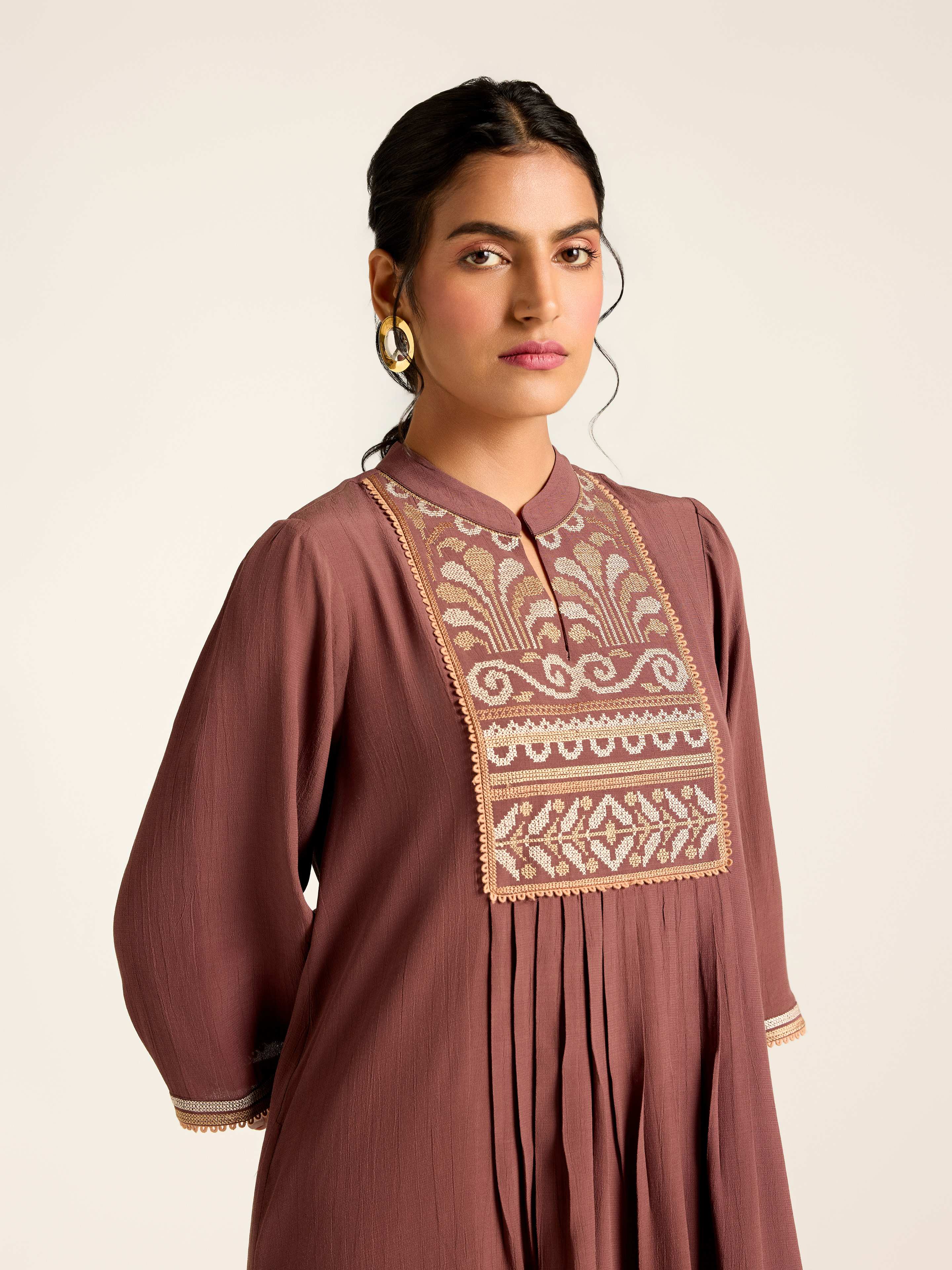 Brown Marissa Short Dress