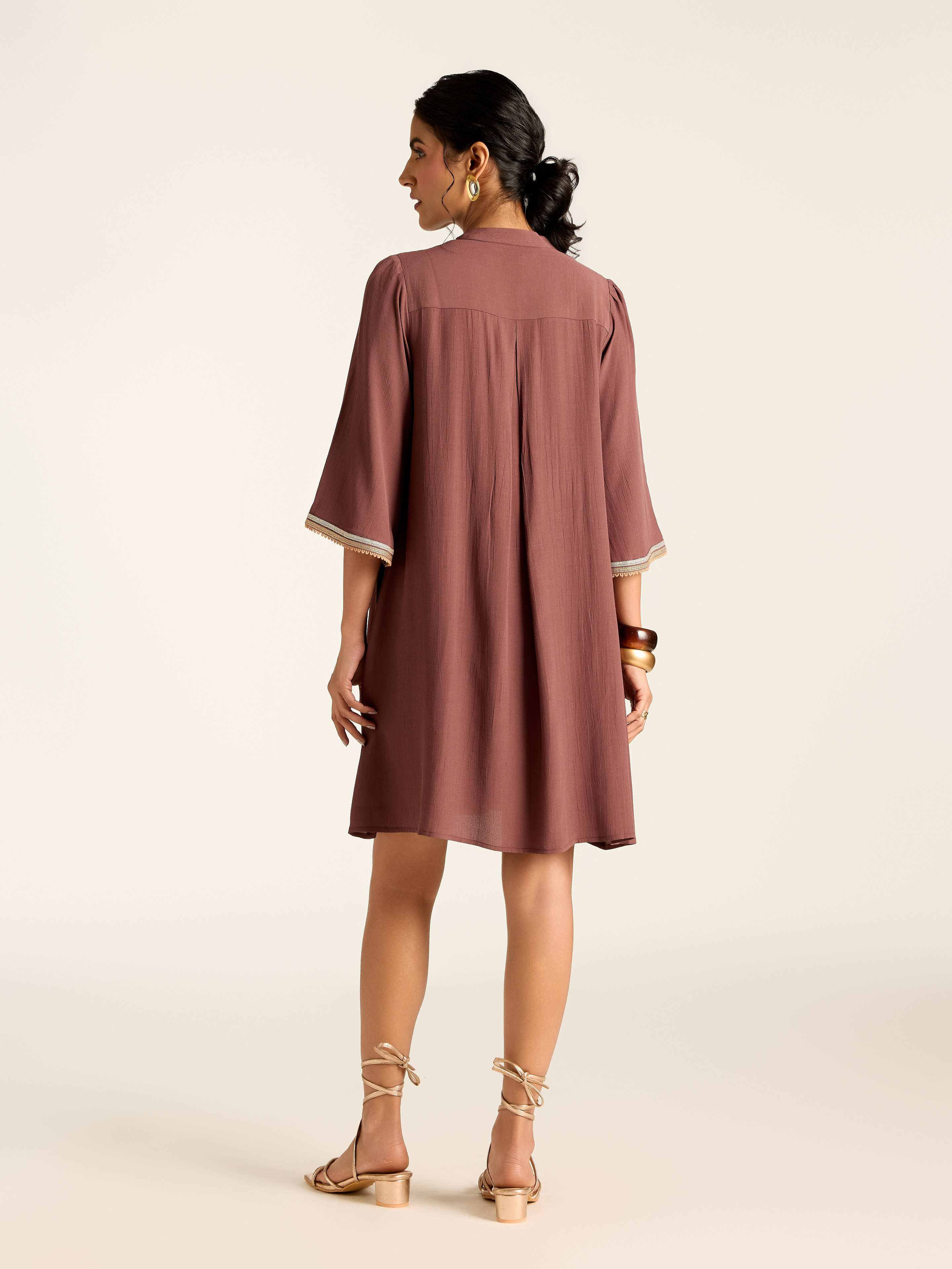 Brown Marissa Short Dress