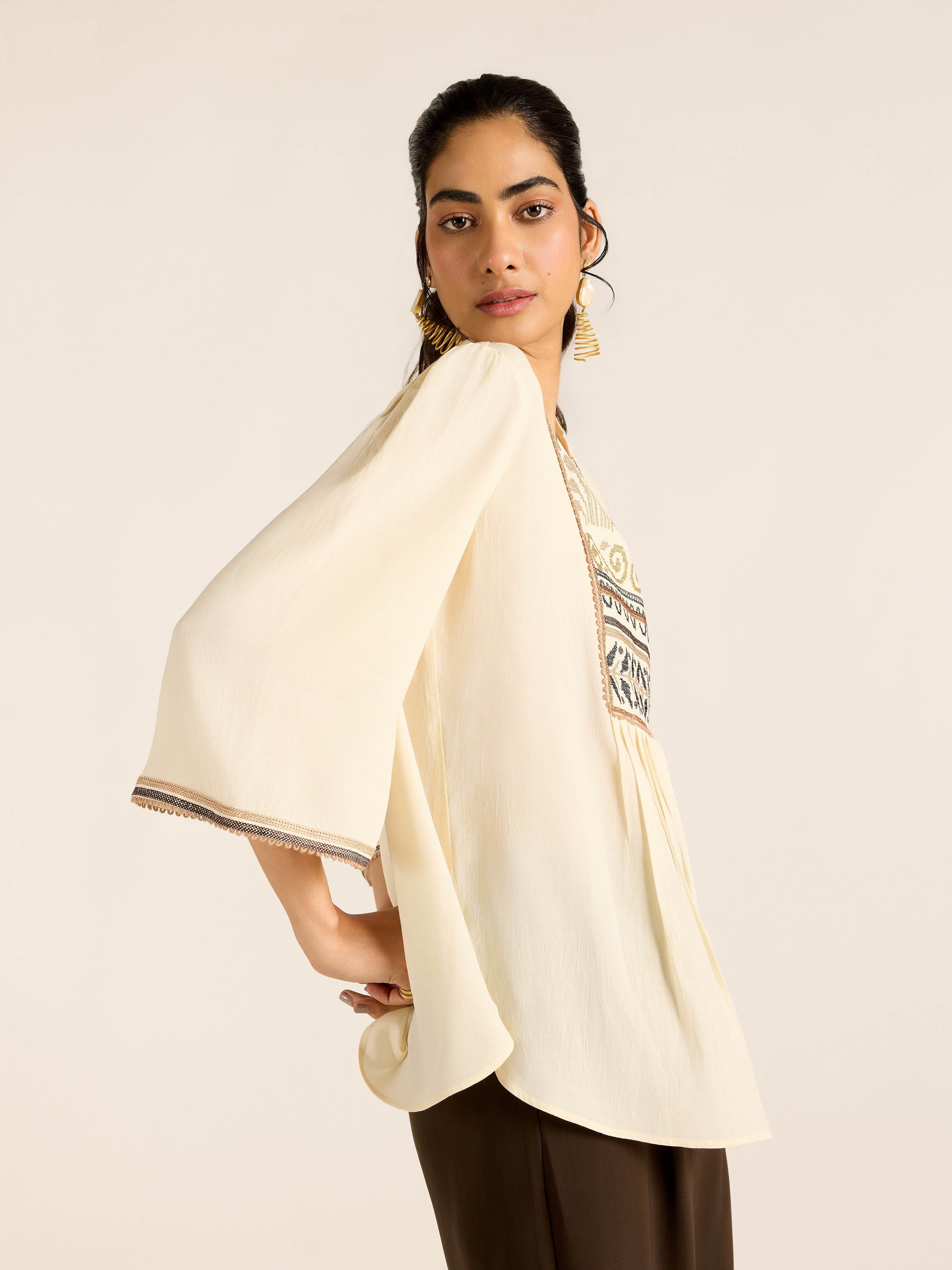 Ecru Marissa Short Top