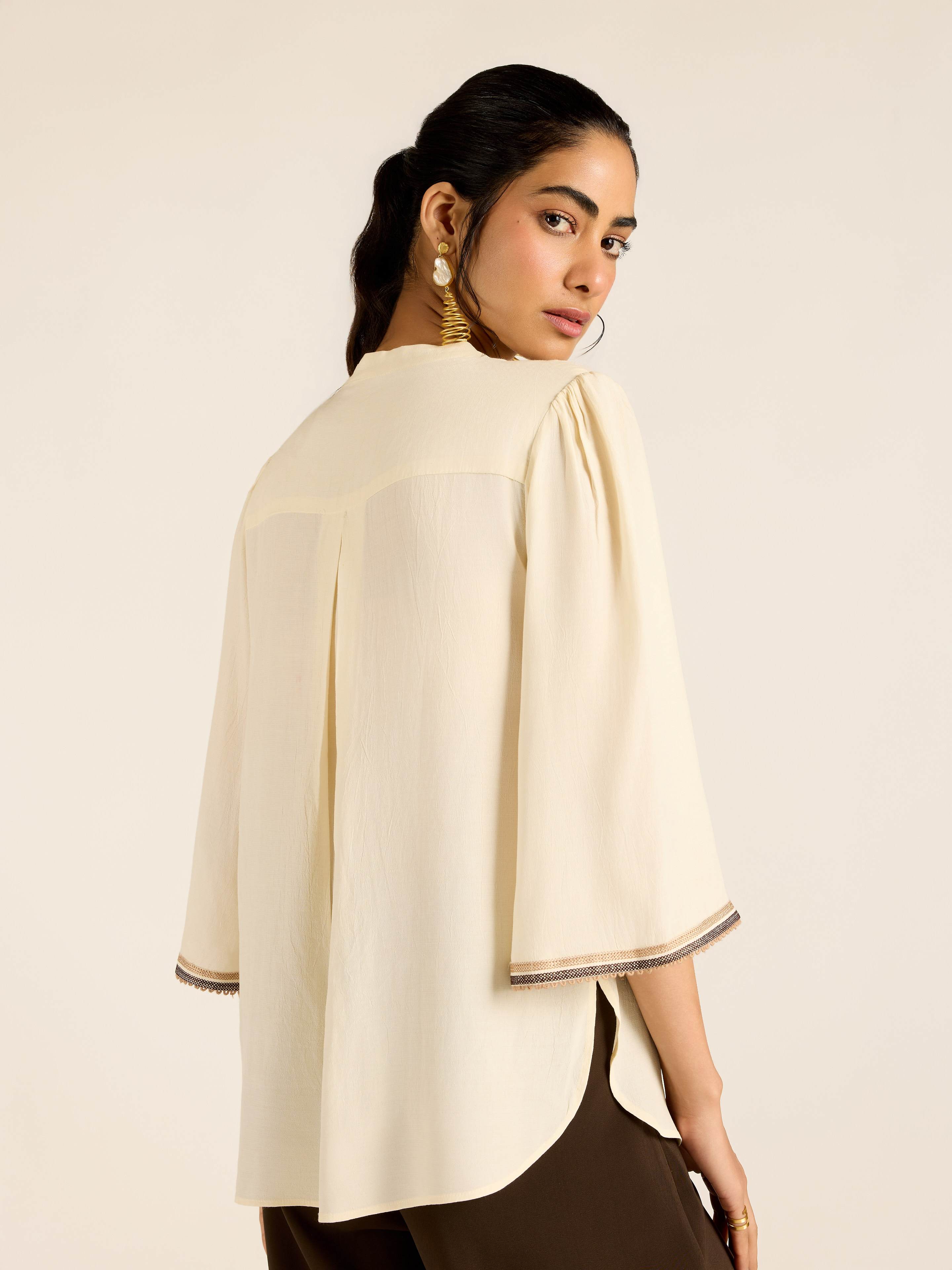 Ecru Marissa Short Top