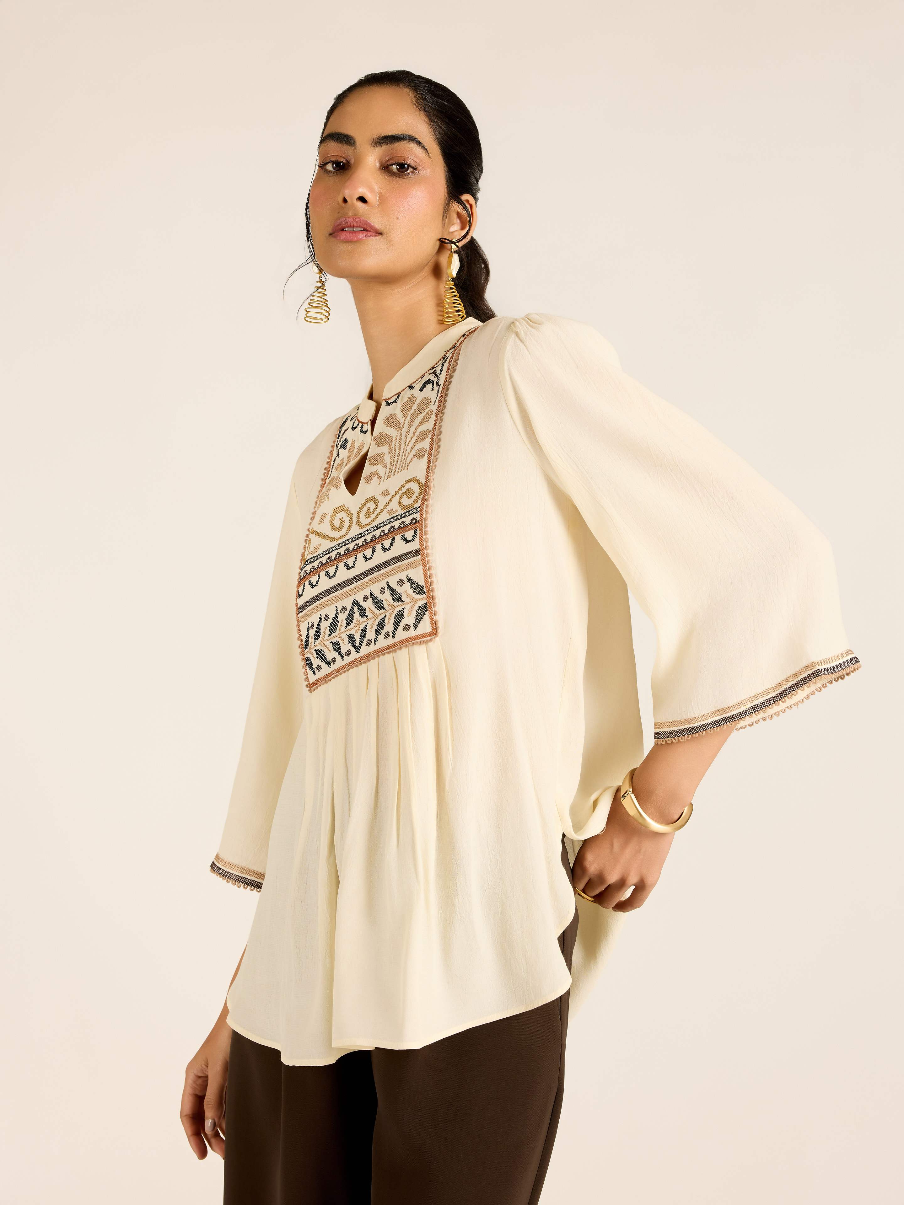 Ecru Marissa Short Top