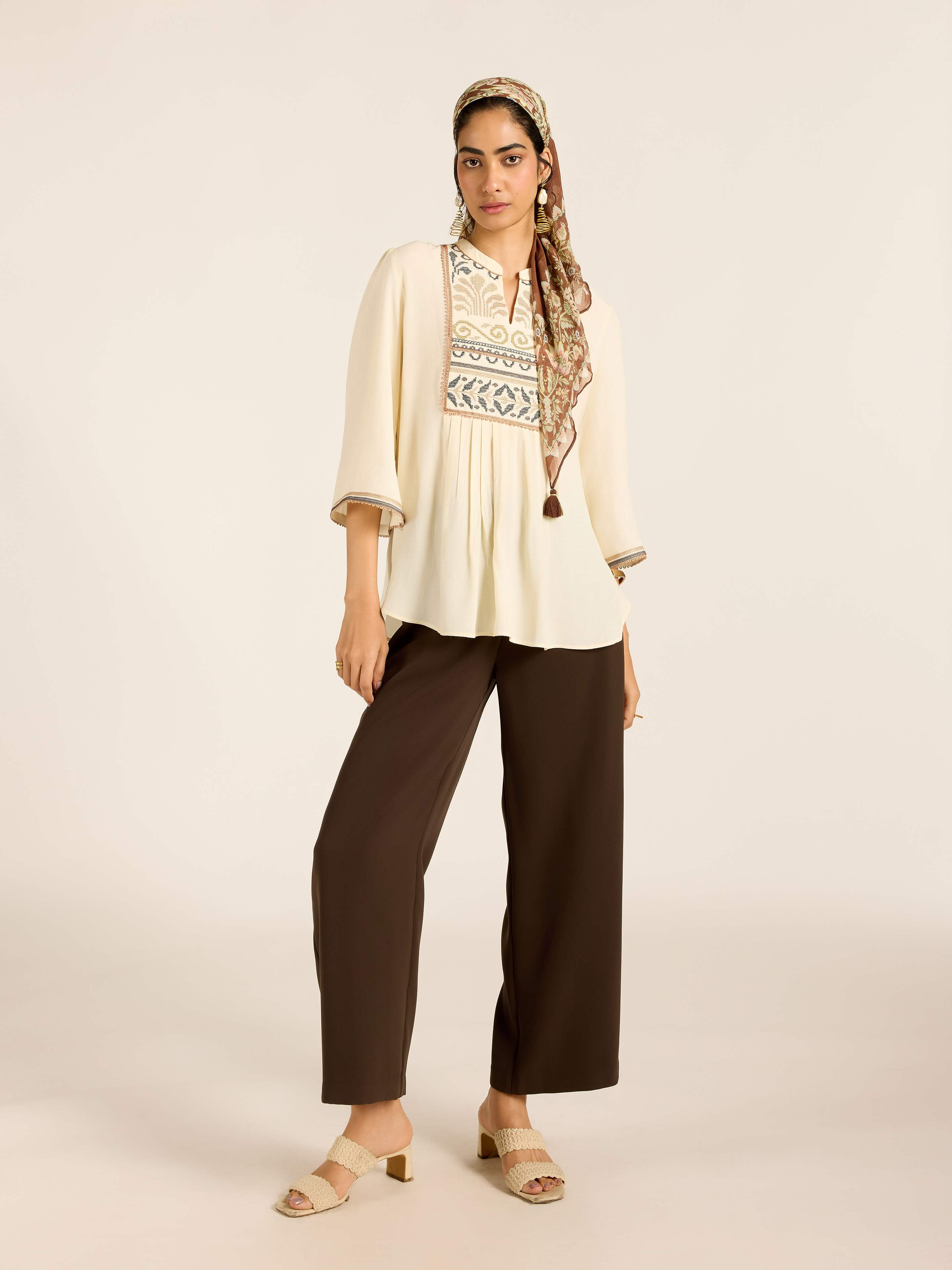 Ecru Marissa Short Top