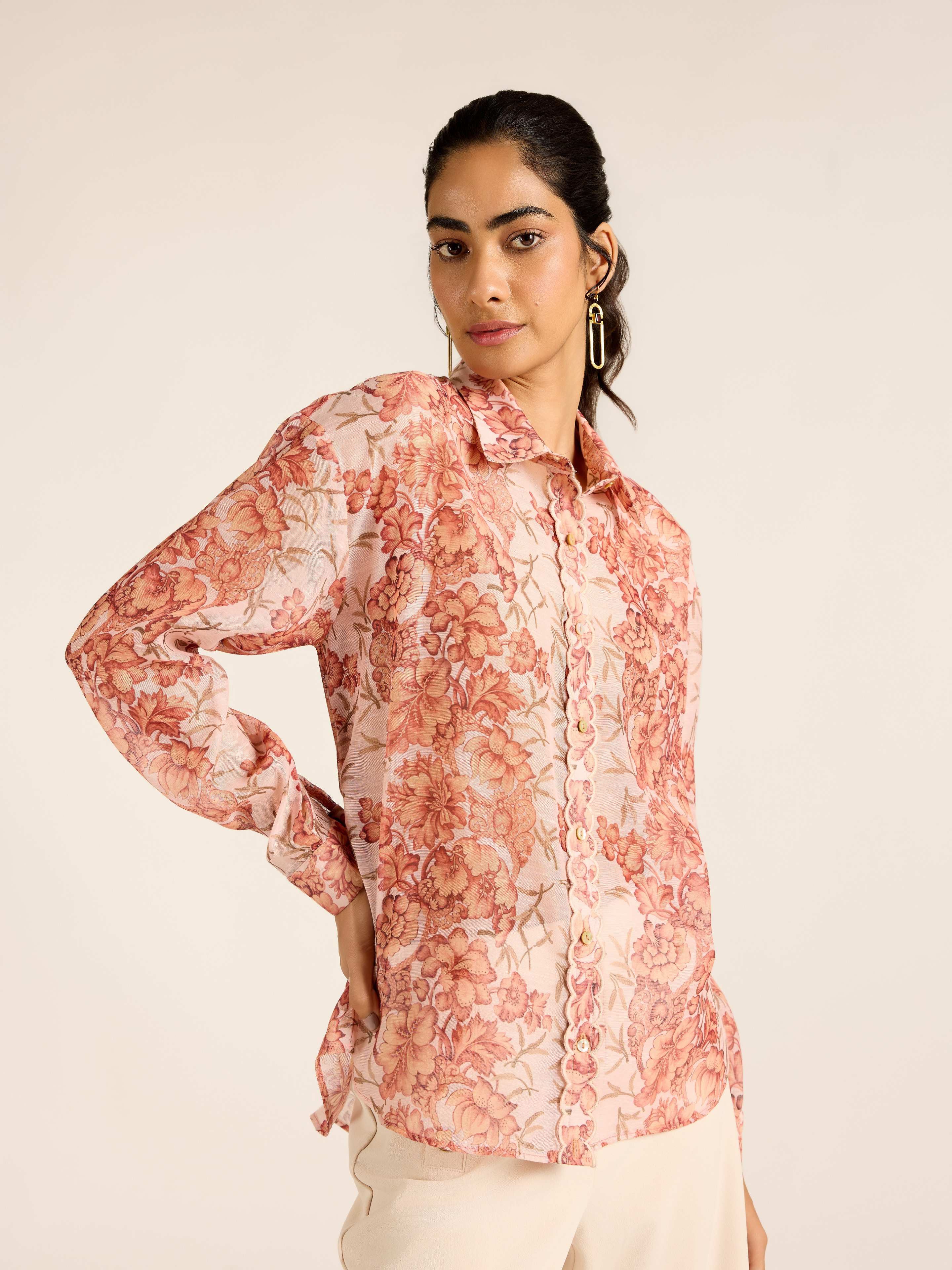 Peach Avedian Shirt