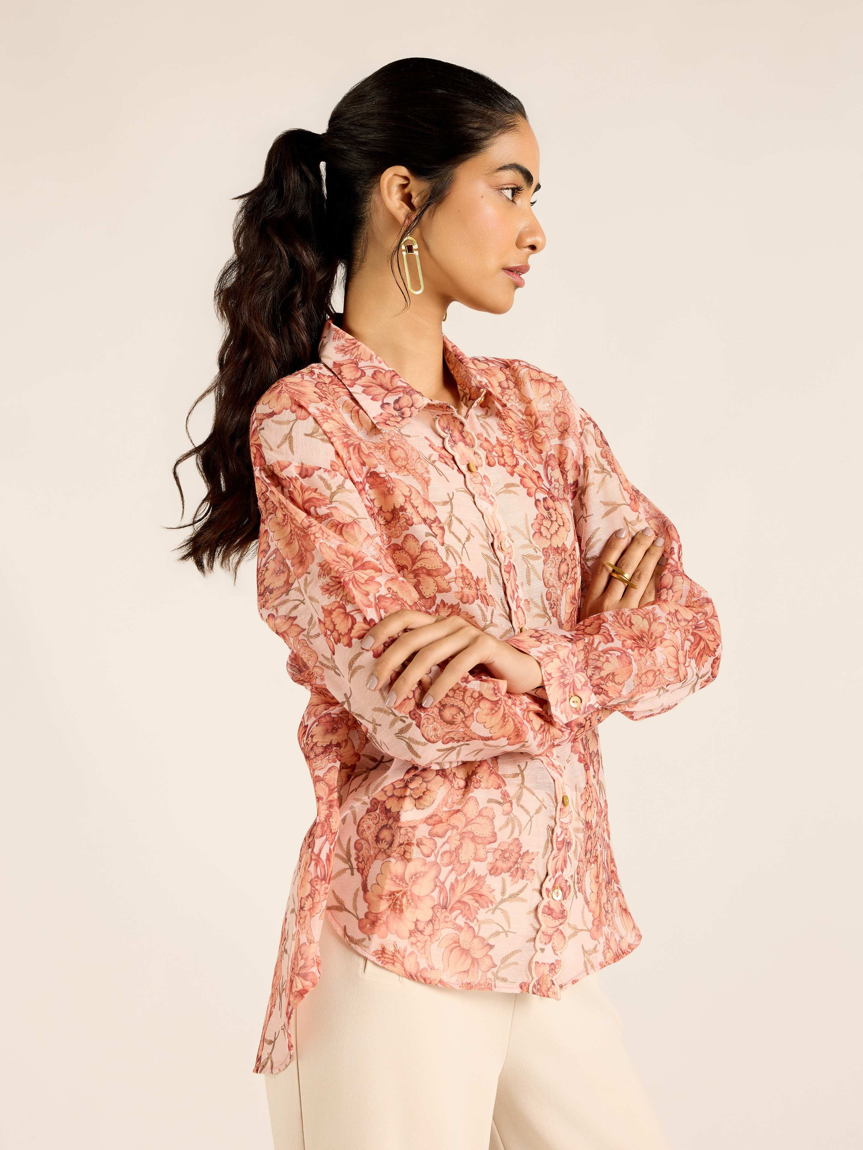 Peach Avedian Shirt