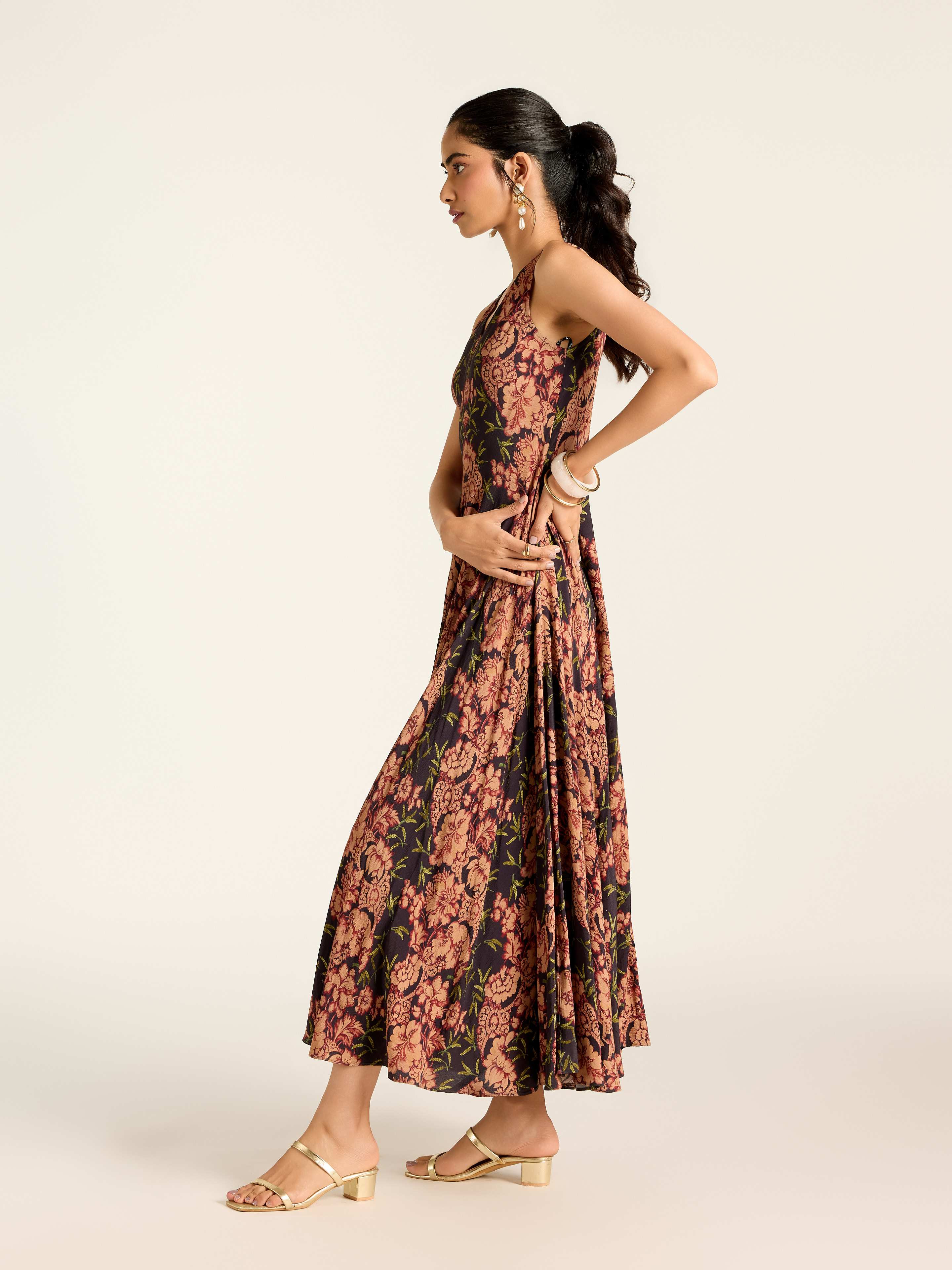 Black Avedian Long Dress