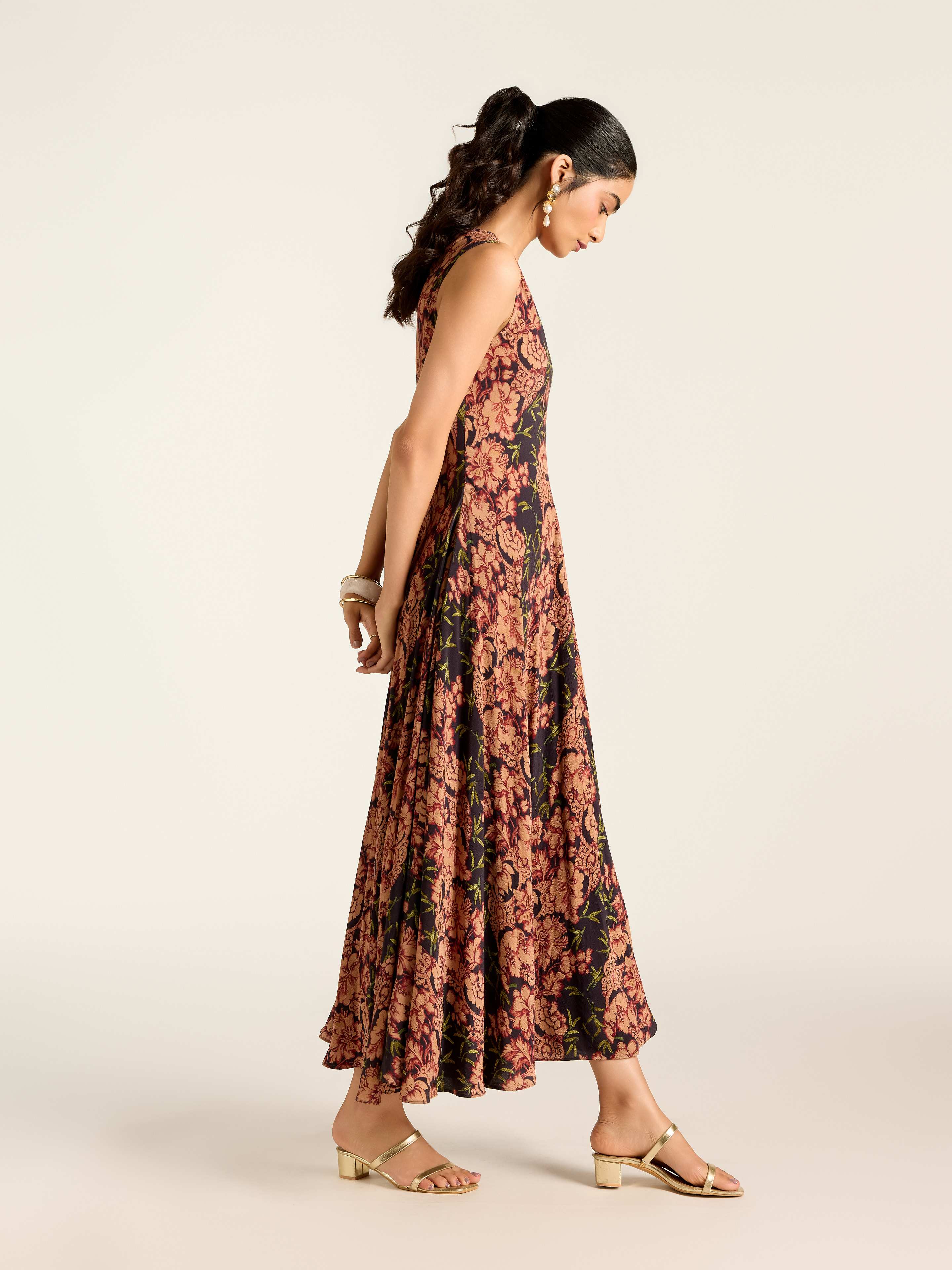 Black Avedian Long Dress