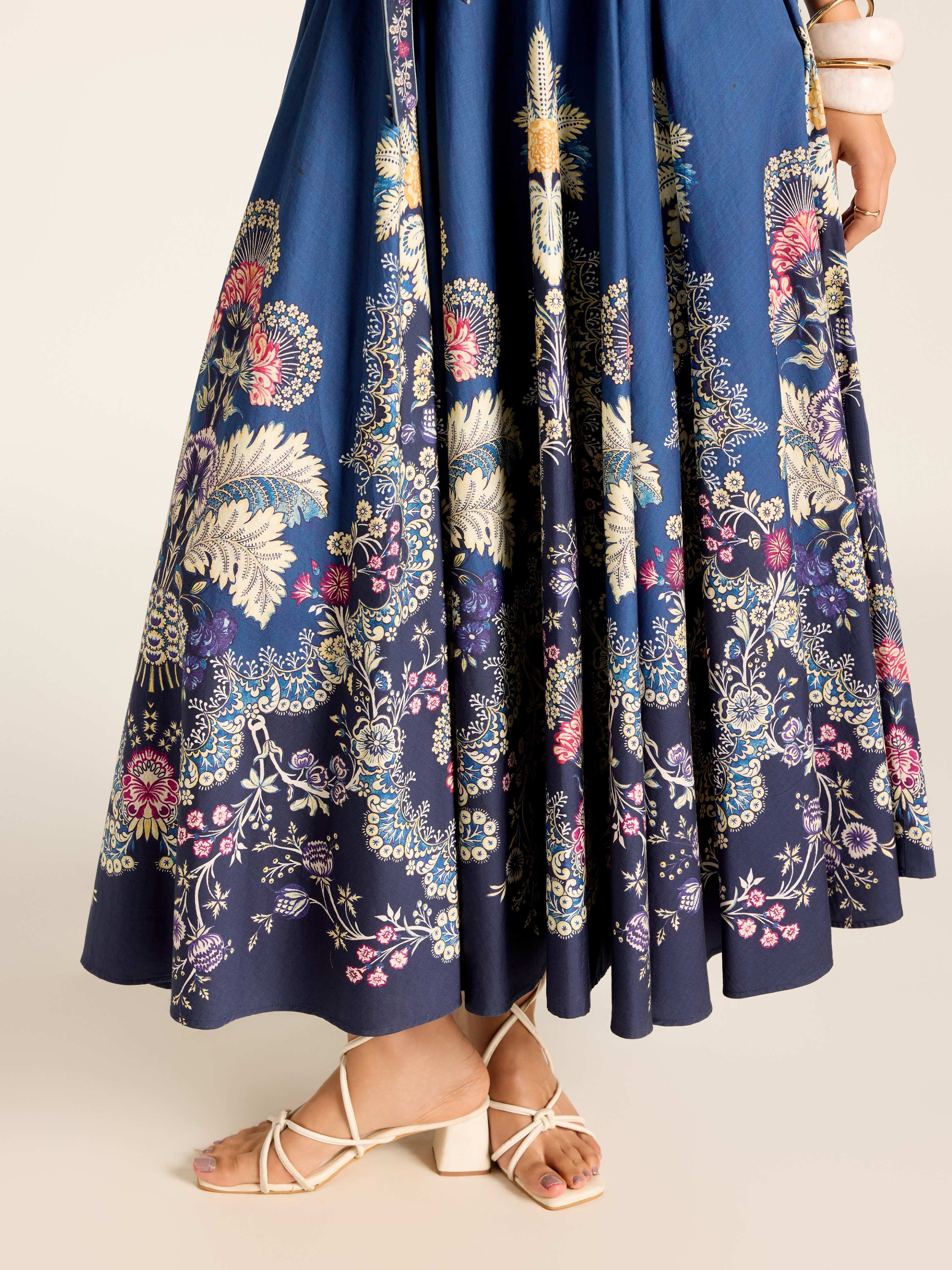 Navy Lilibeth Long Dress