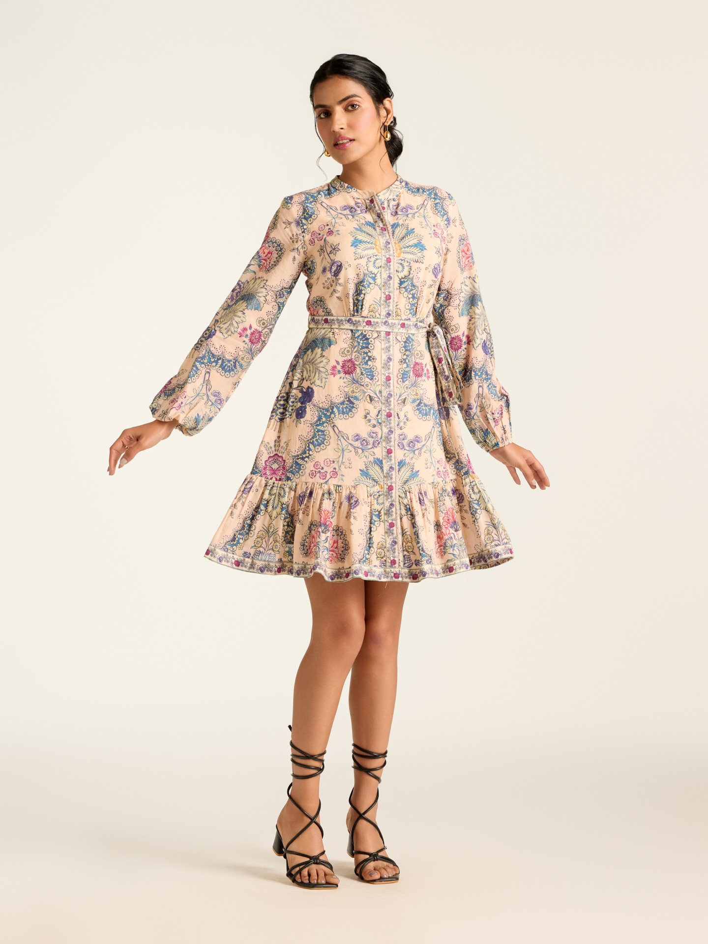 Peach Lilibeth Short Dress