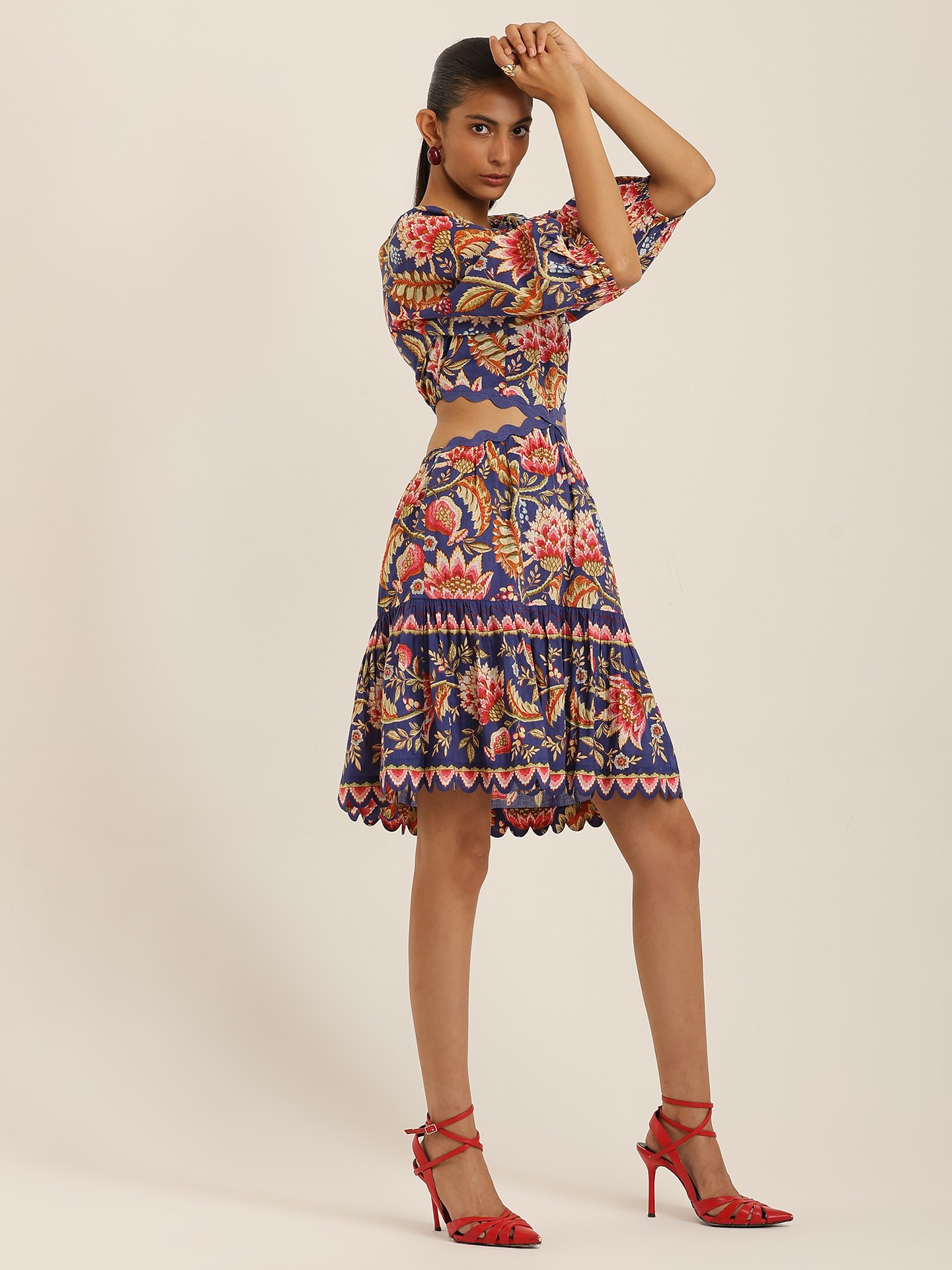 Blue Inca Short Dress