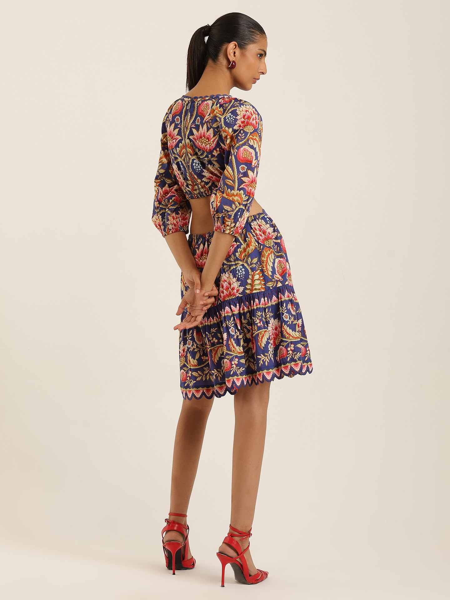 Blue Inca Short Dress