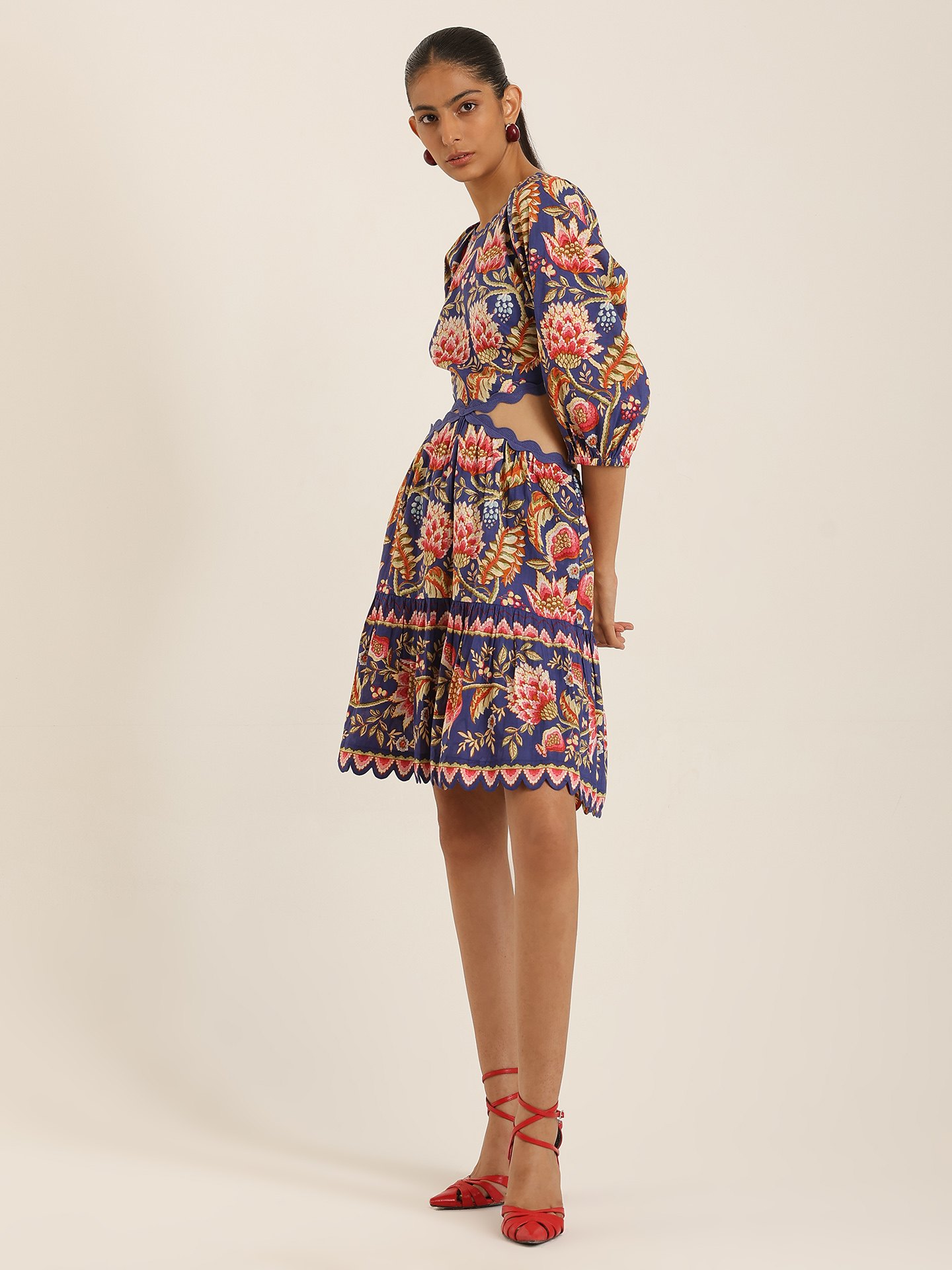 Blue Inca Short Dress