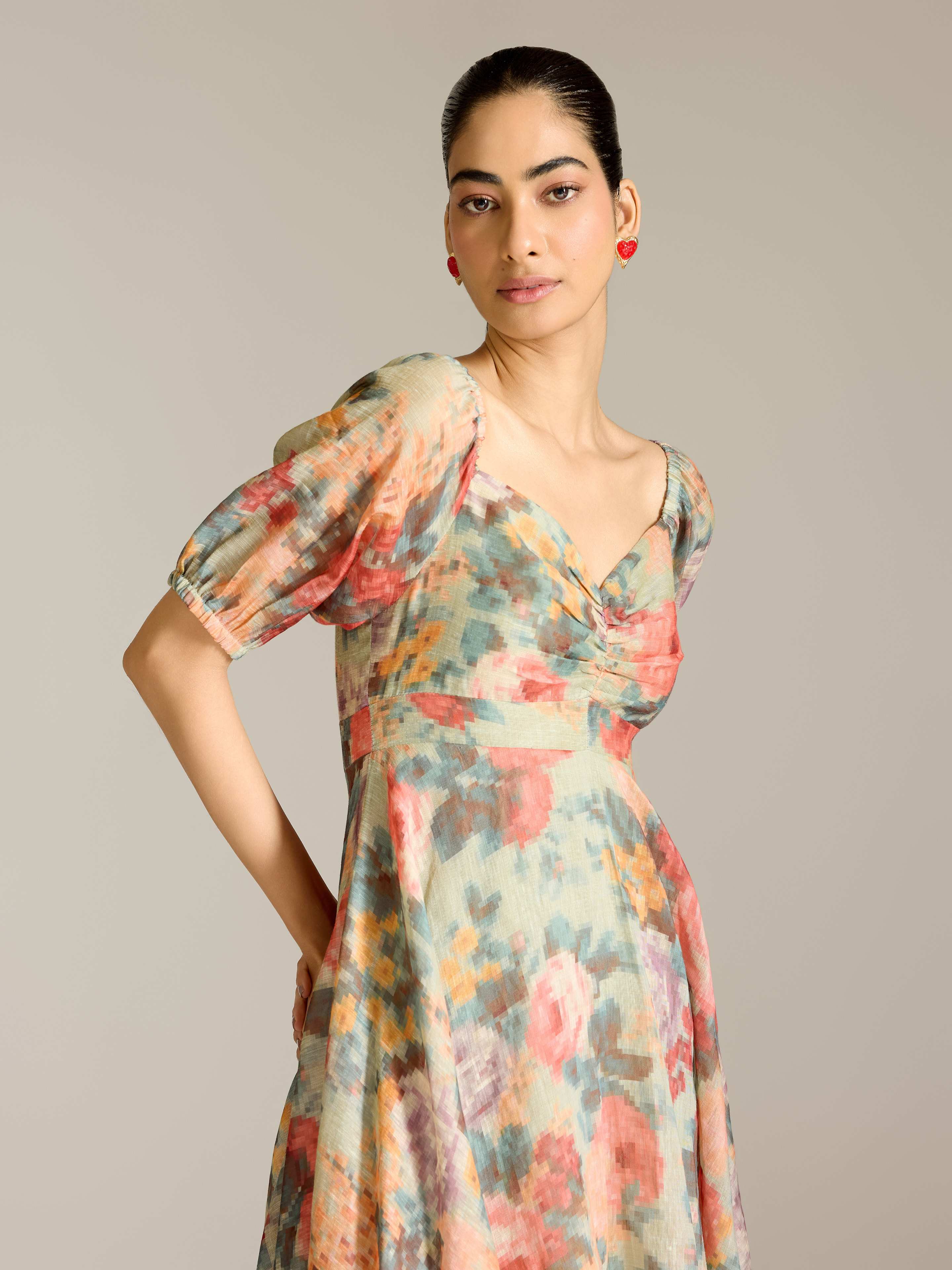 Mint Rosie-Pixie Long Dress