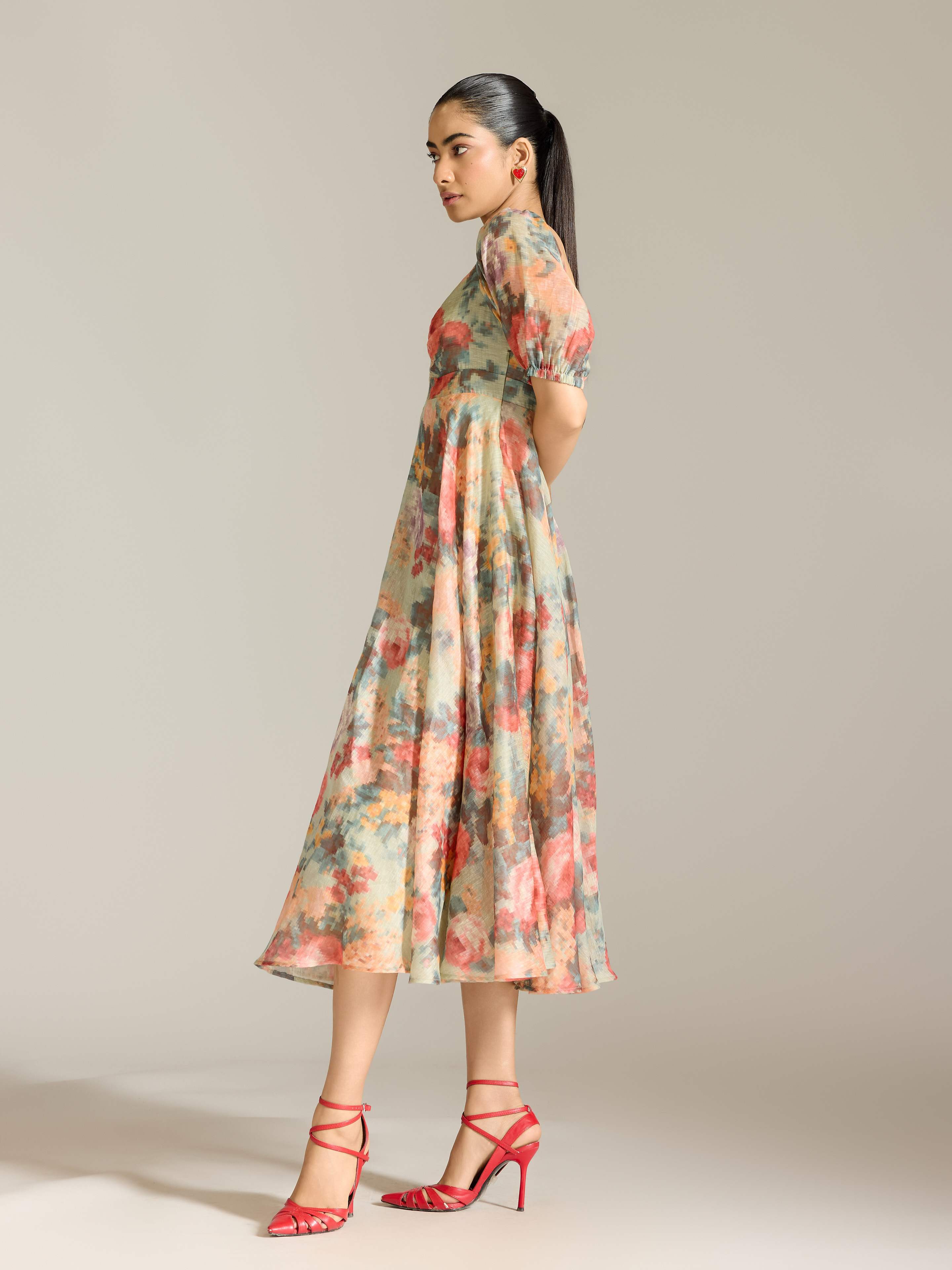 Mint Rosie-Pixie Long Dress