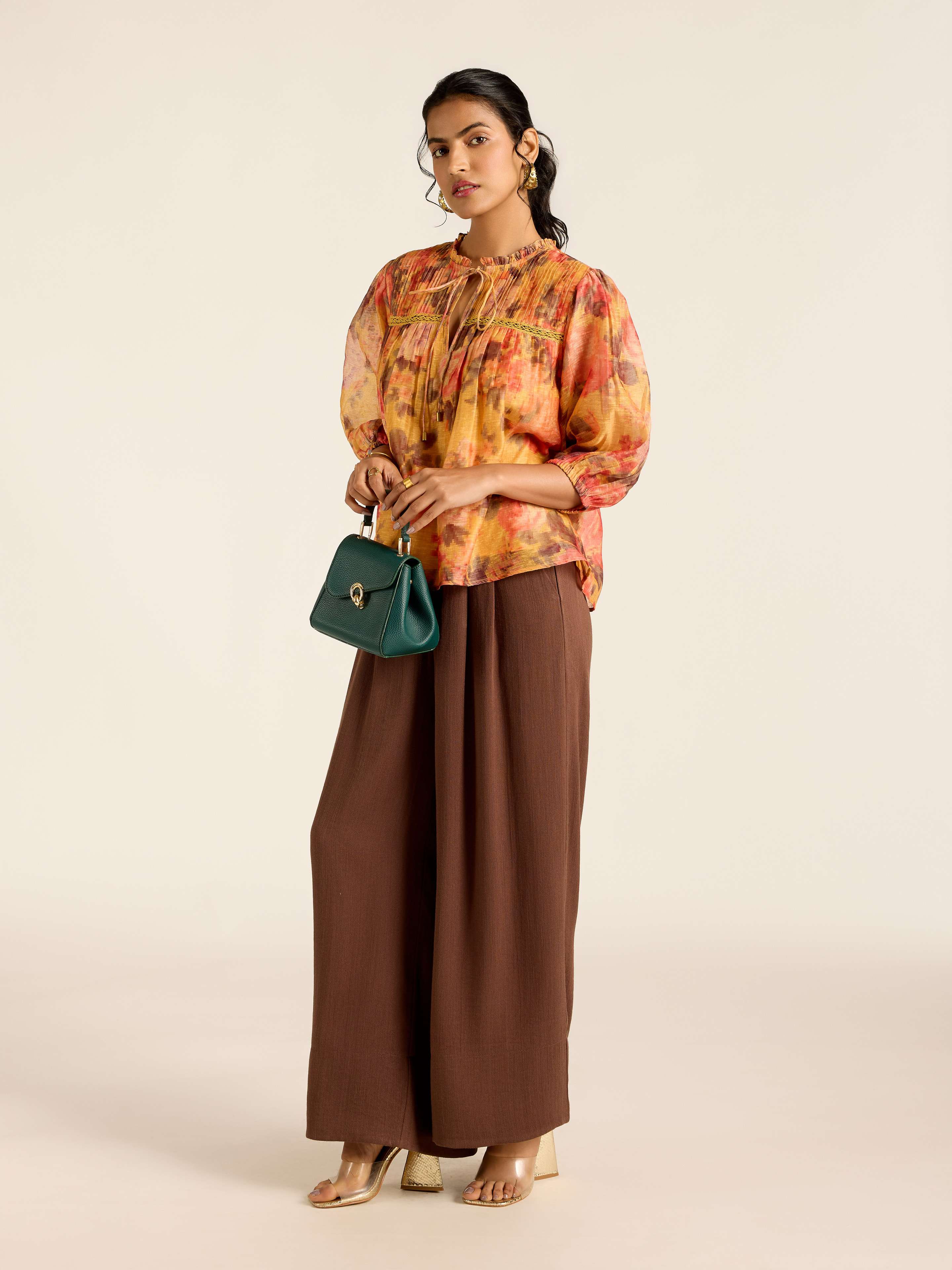 Mustard Rosie-Pixie Short Top