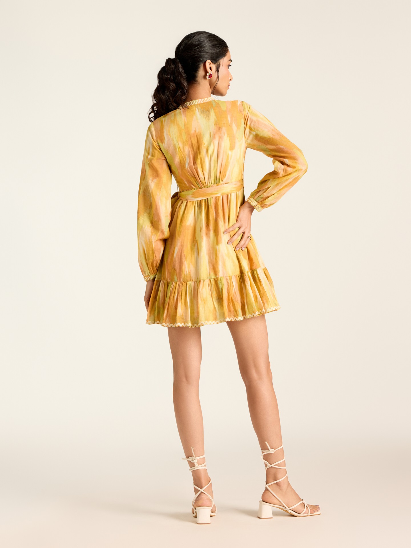 Yellow Tropez Short Dress