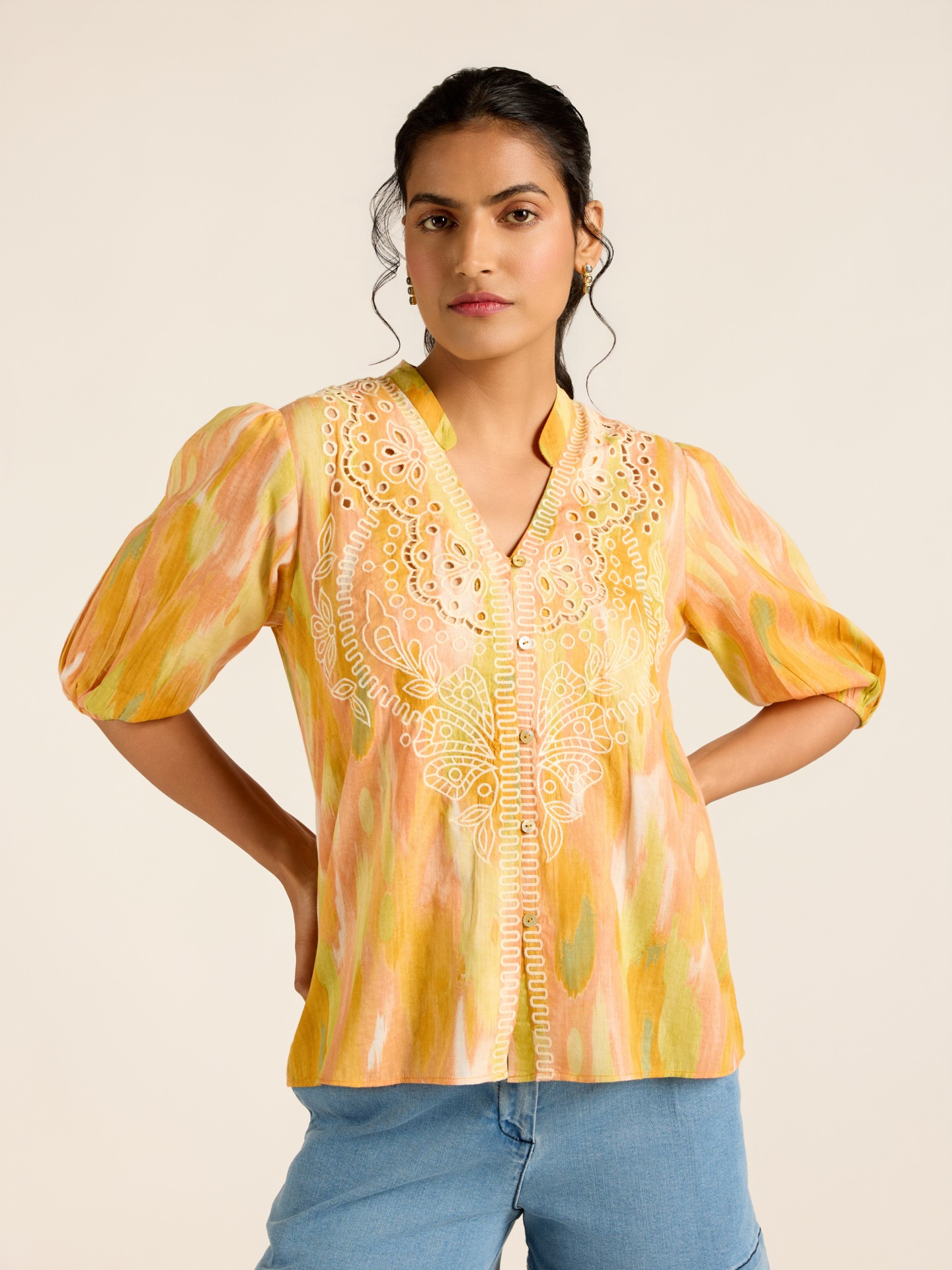 Yellow Tropez Shirt