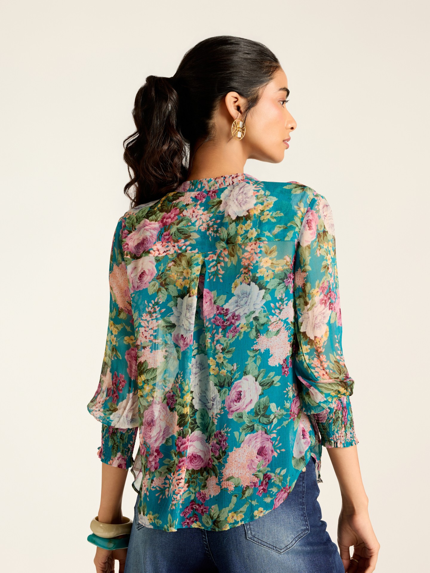 Teal Rosie Shirt