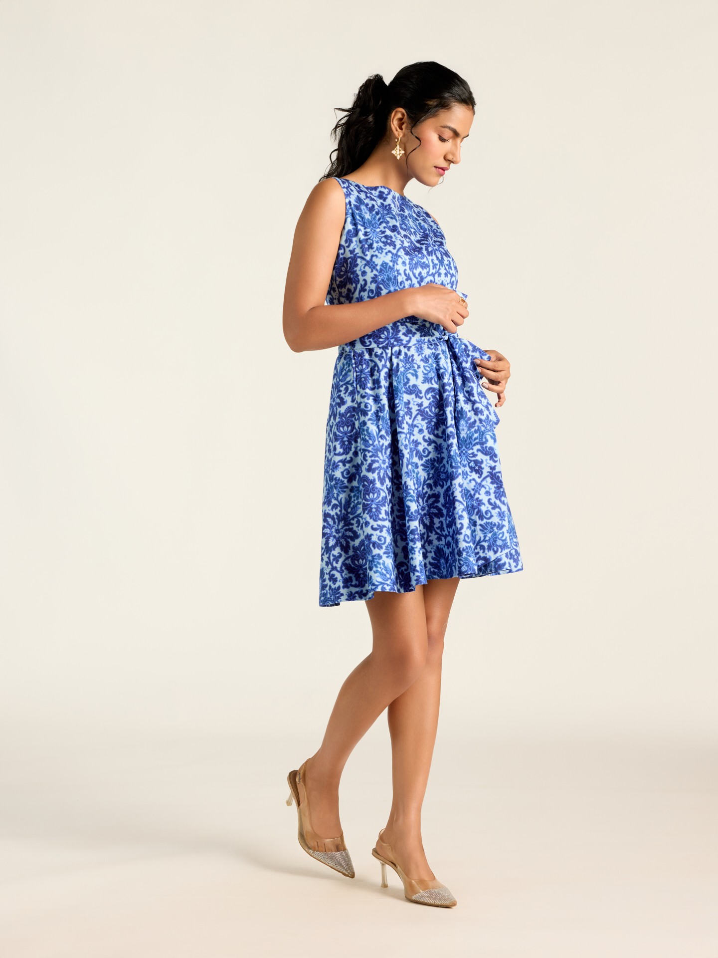 Blue Raquel Short Dress