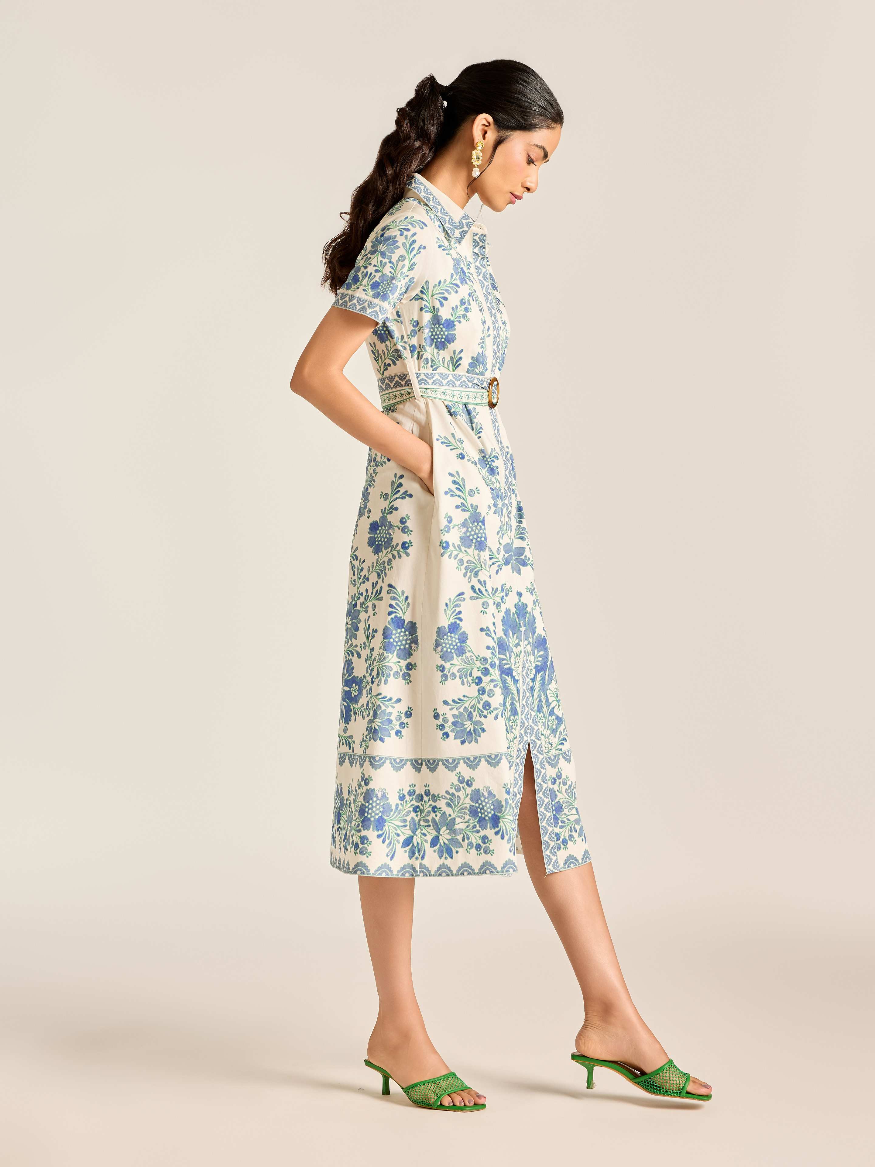 White Armelle Long Dress