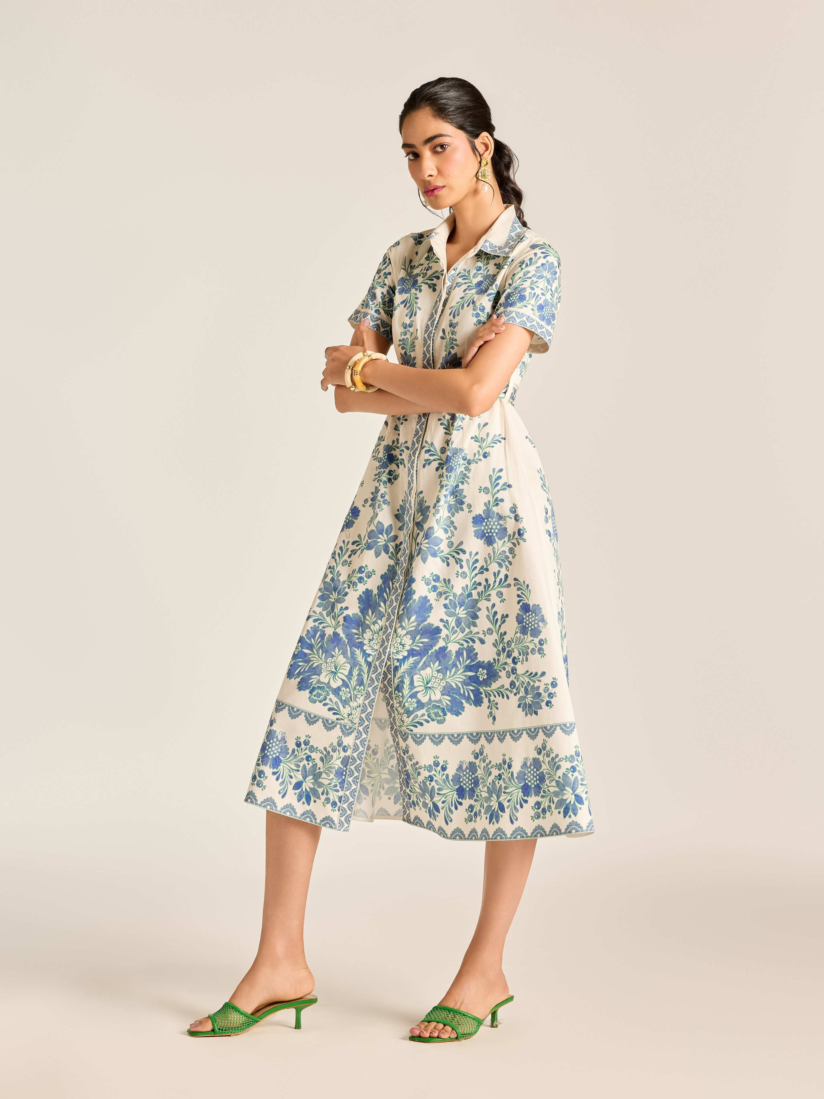 White Armelle Long Dress