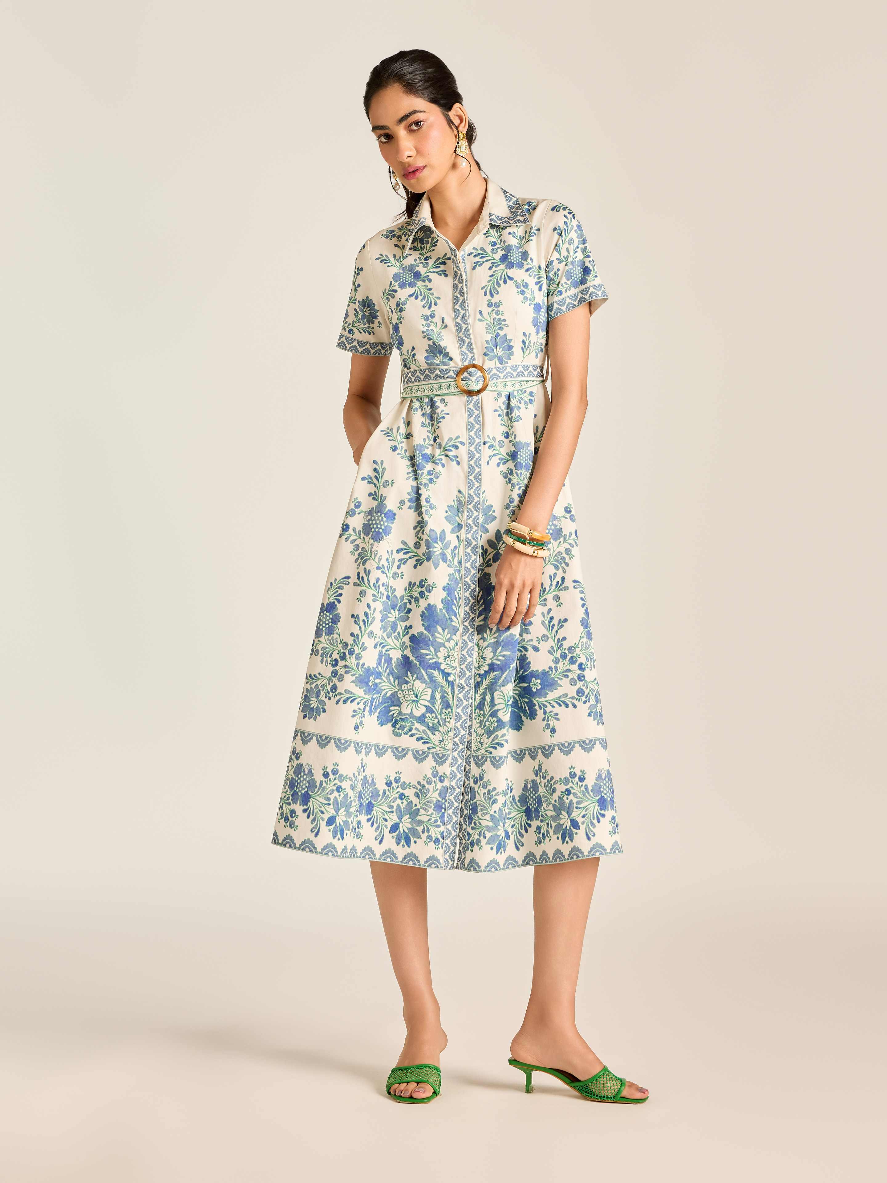 White Armelle Long Dress