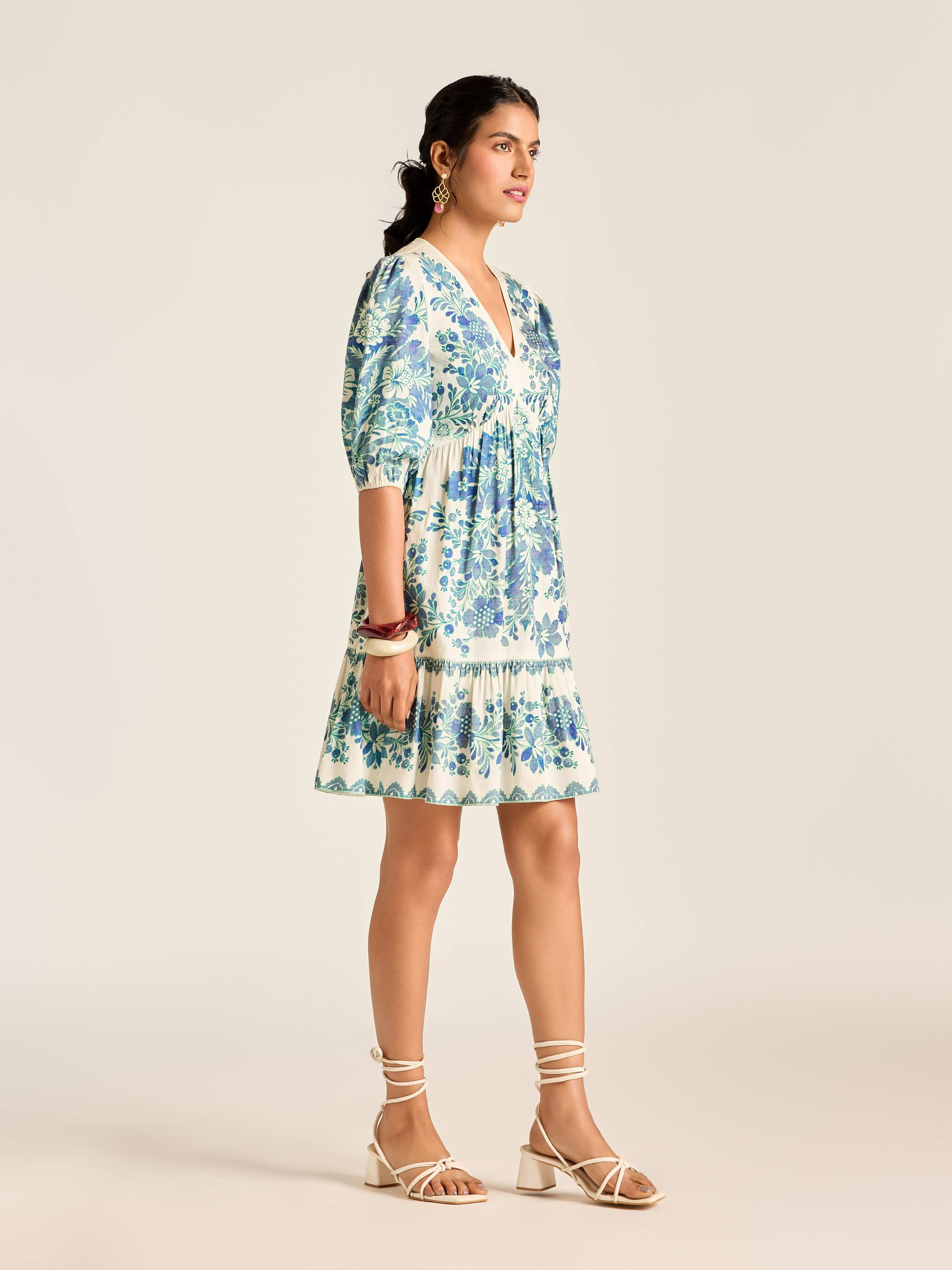 White Armelle Short Dress