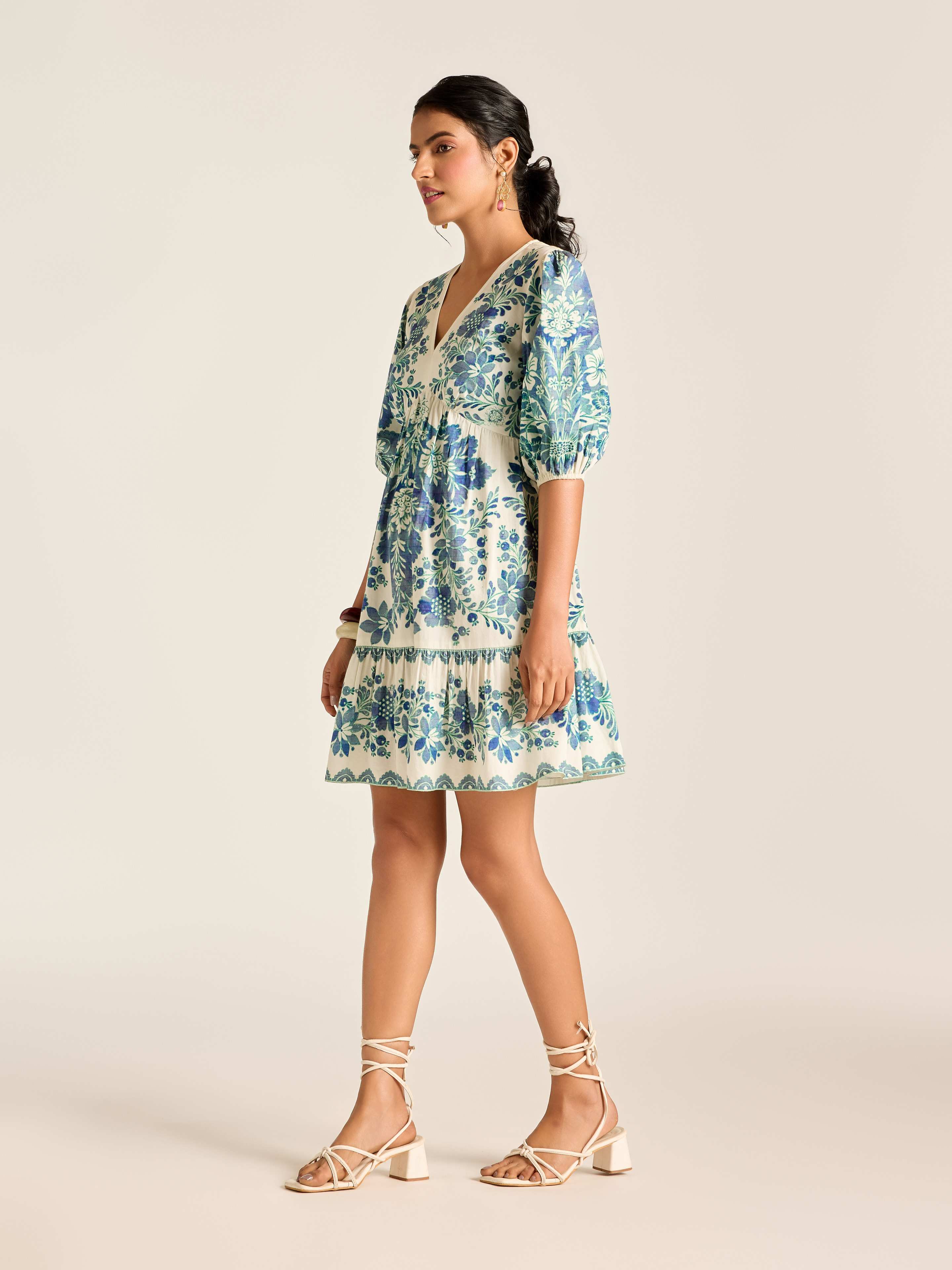 White Armelle Short Dress