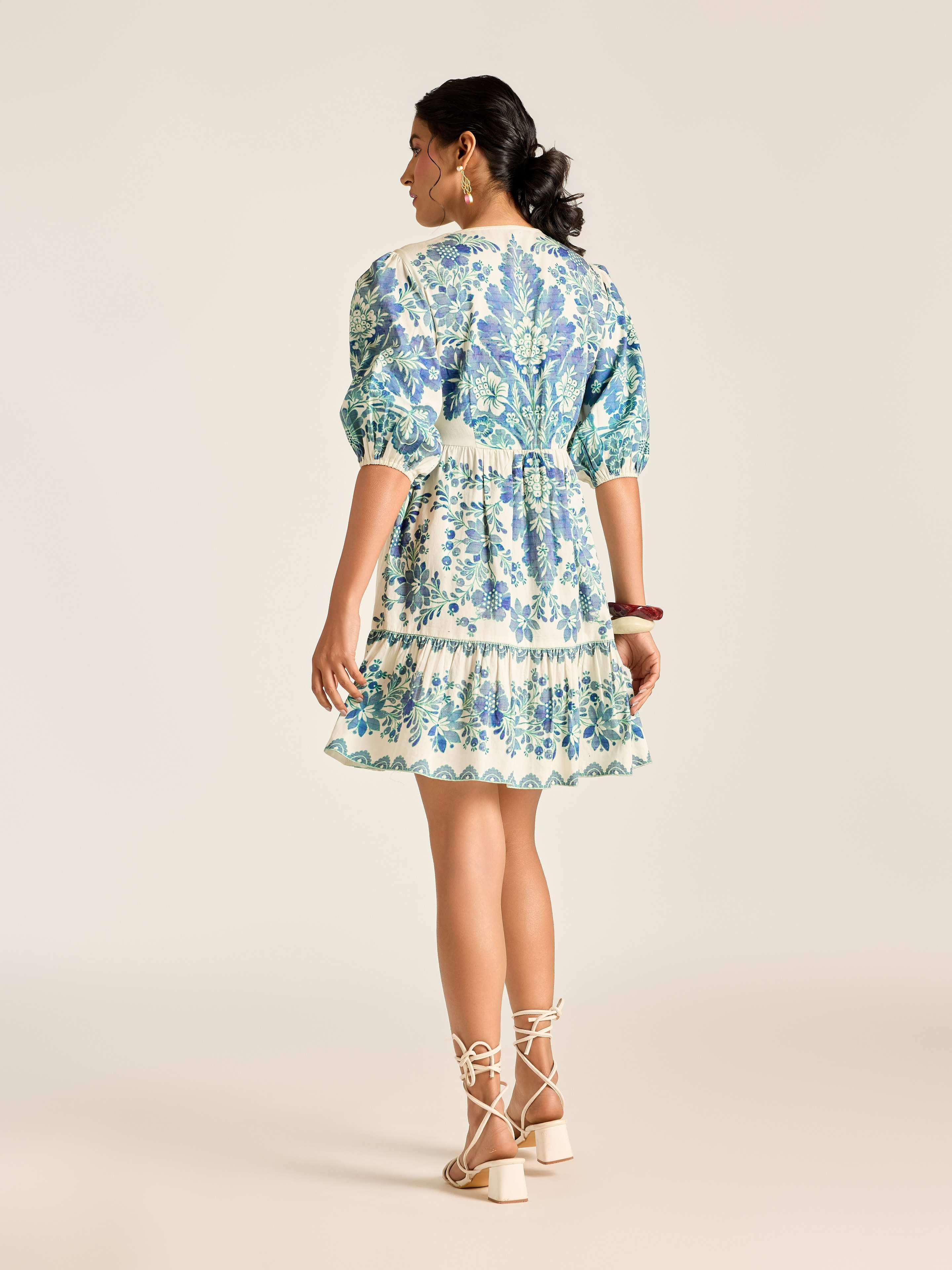 White Armelle Short Dress