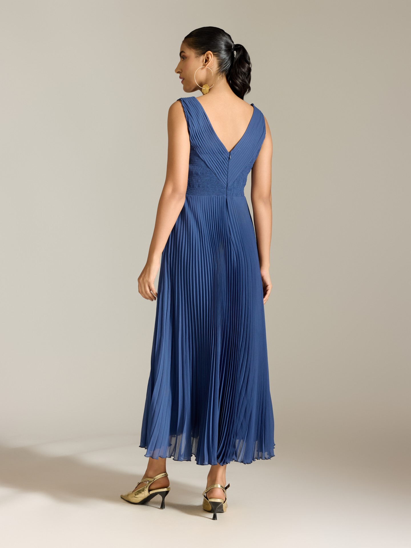 Navy Elly Long Dress