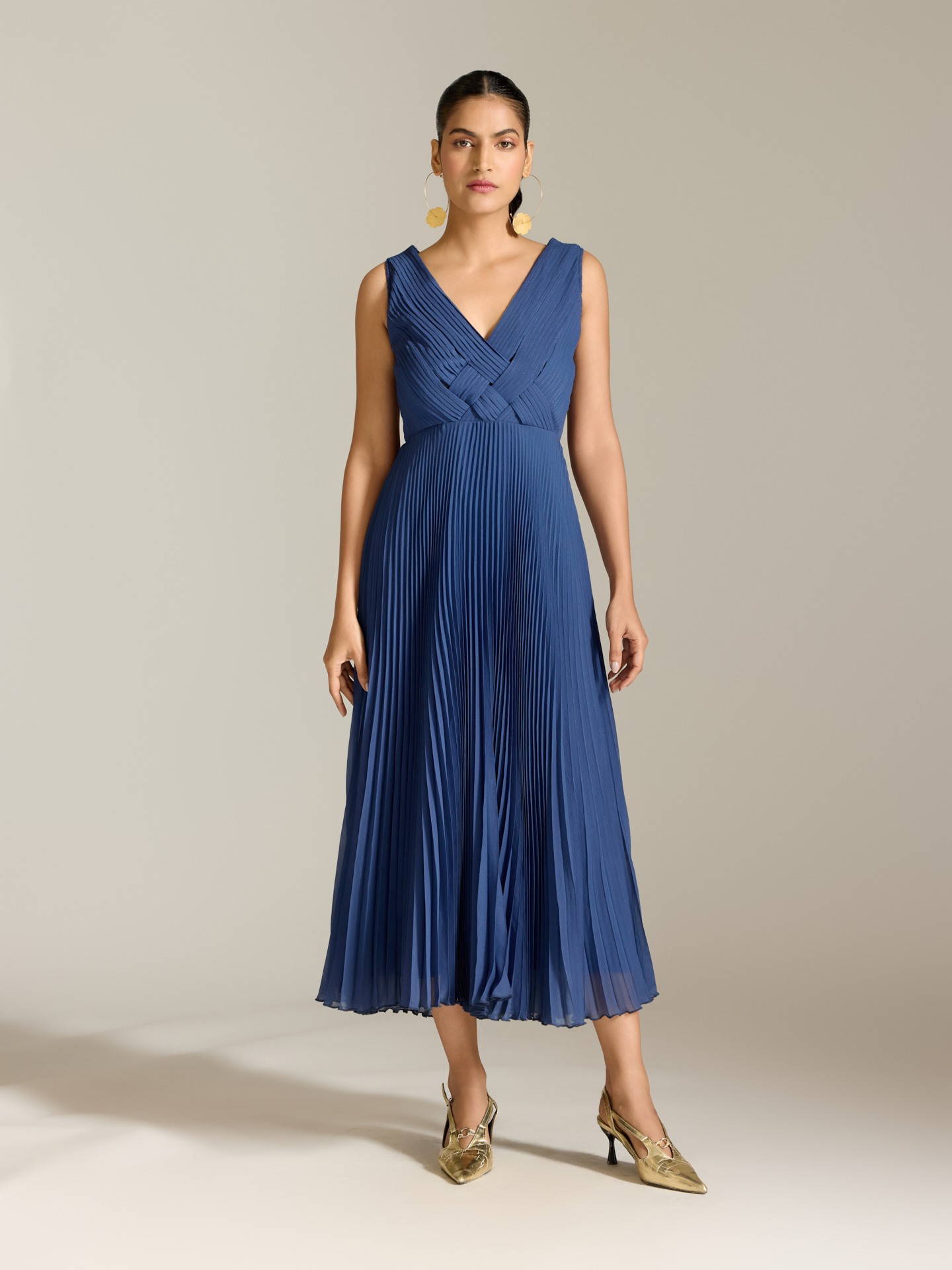 Navy Elly Long Dress