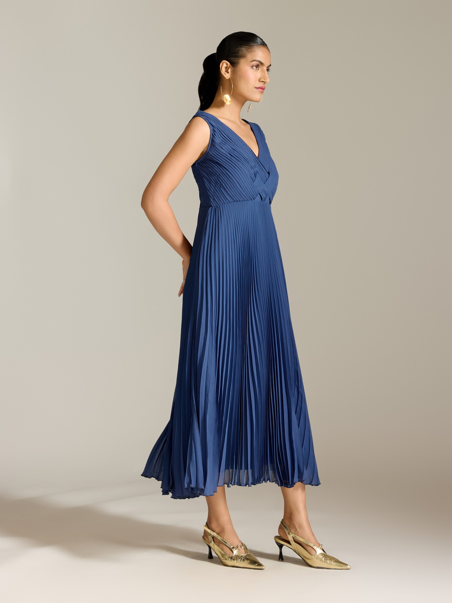 Navy Elly Long Dress