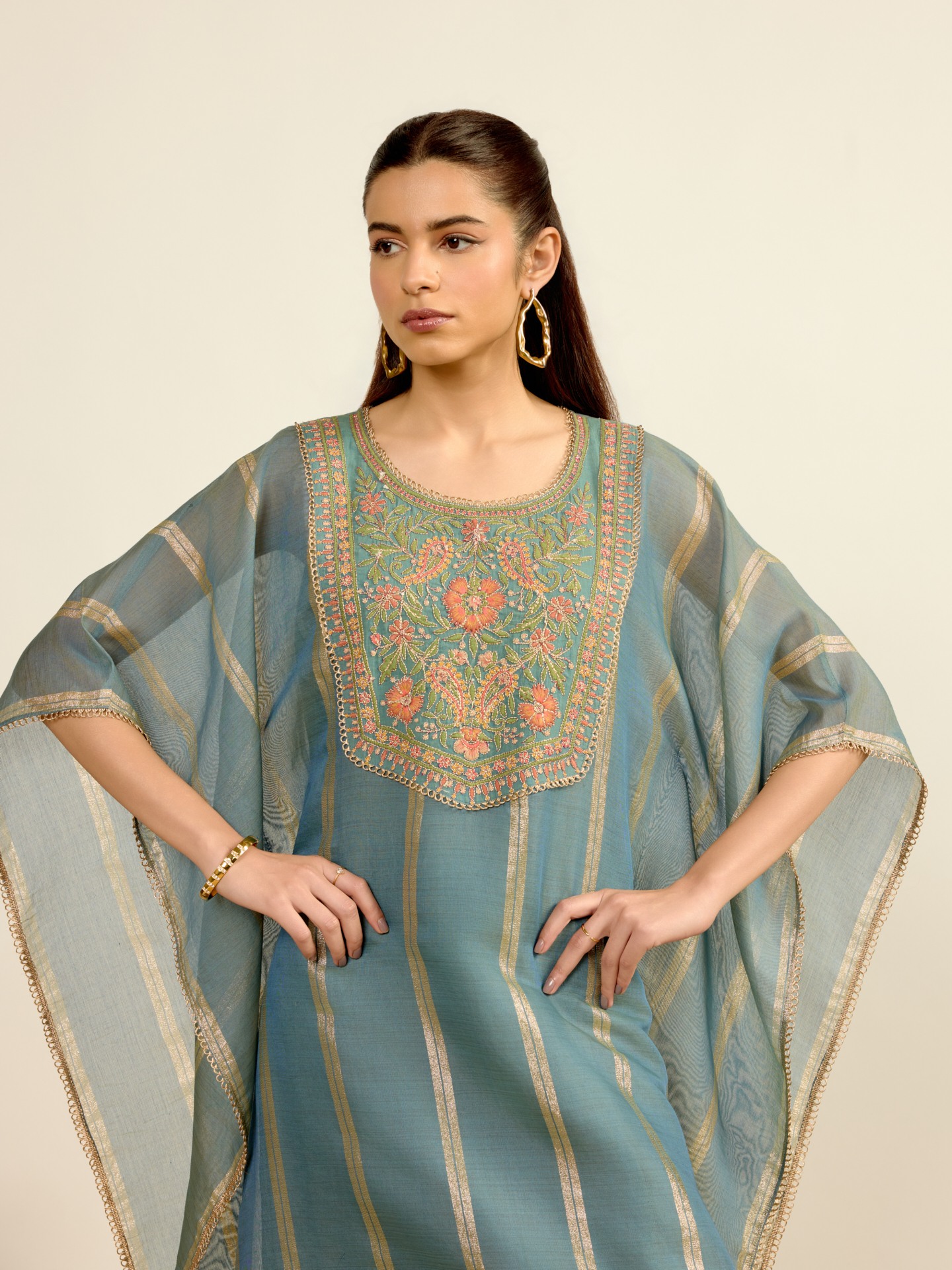 Grey Navya Solid Kurta Set